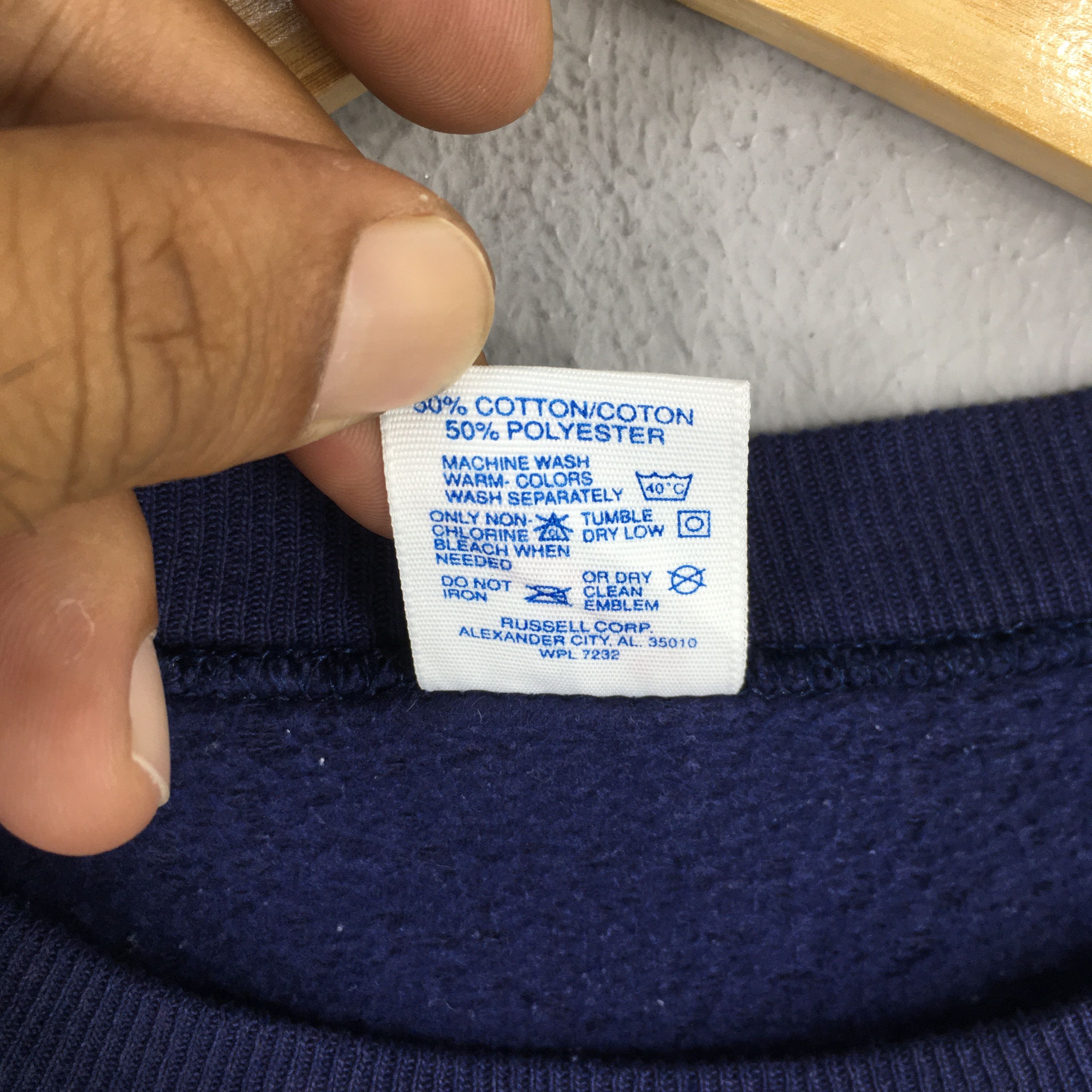 Habitat × Vintage Vintage 90s Alaska Bald Eagles Blue Sweatshirt Large Size US L / EU 52-54 / 3 - 6 Thumbnail