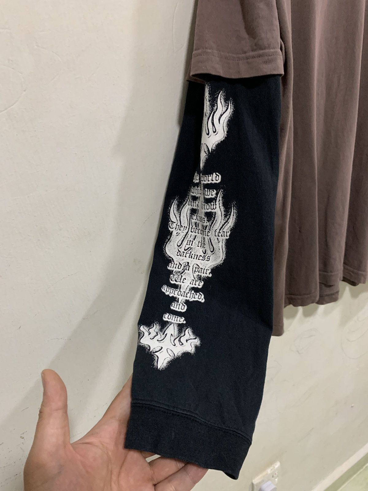 Japanese Brand Crazy Vintage Y2K Cyber Gothic Affliction Style Nature Tee Size US L / EU 52-54 / 3 - 7 Thumbnail