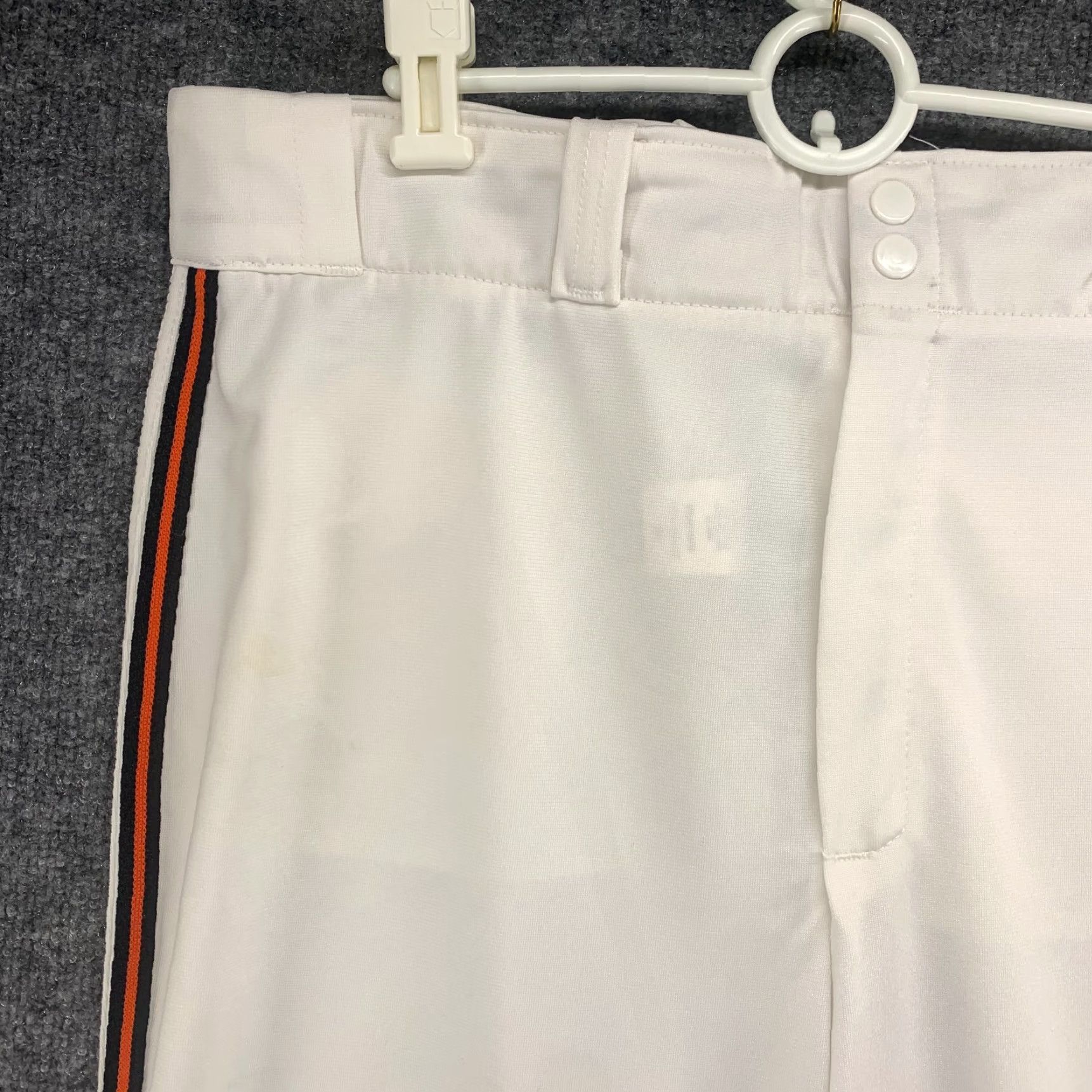 Wilson Wilson Pants Mens XL White Baseball Active Athletic Elastic Snap Button 36x32 Size US 36 / EU 52 - 5 Thumbnail
