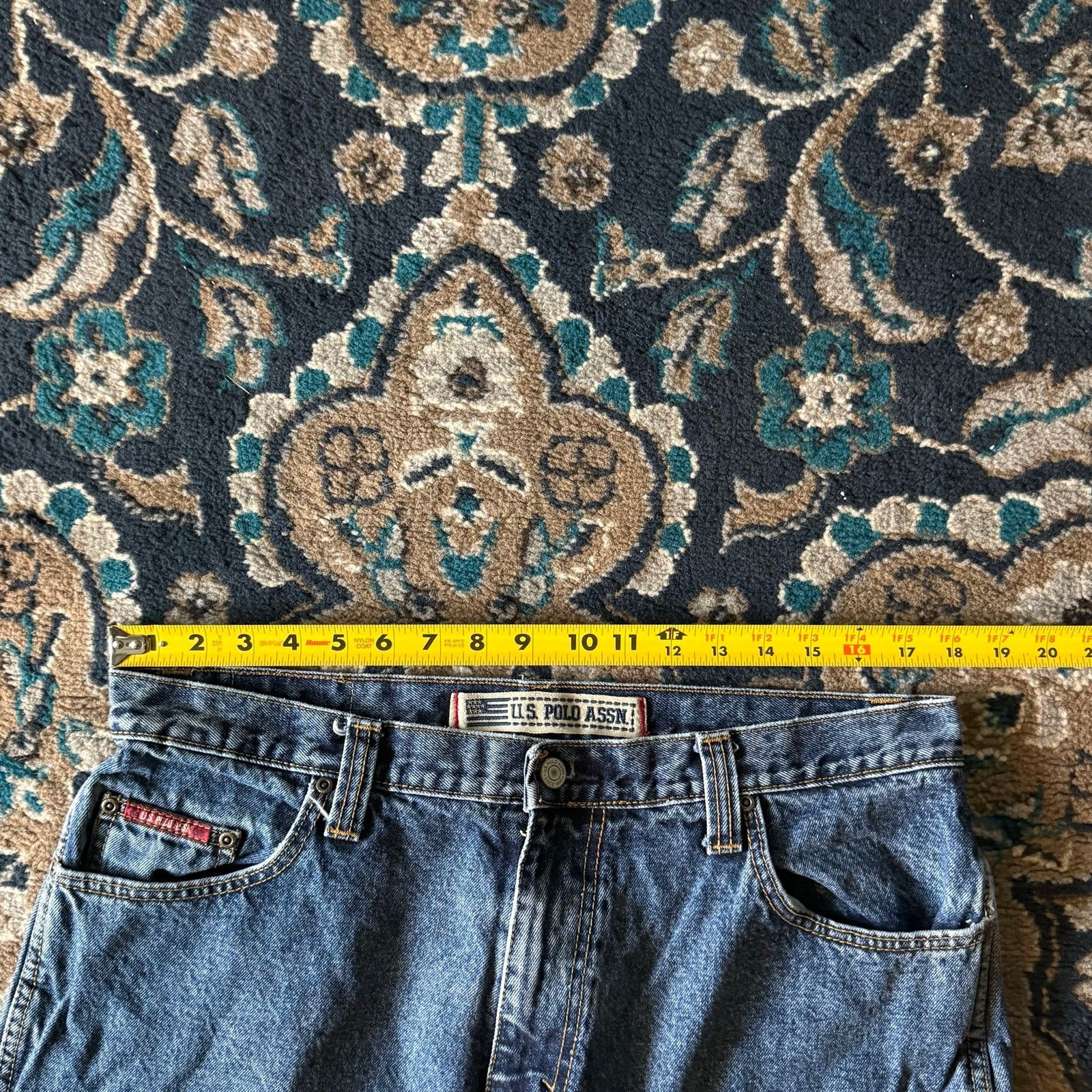 U.S. Polo Assn. Vintage Y2K 2000’s US Polo Assn. Baggy Carpenter jorts Sz 36 Size US 36 / EU 52 - 5 Thumbnail