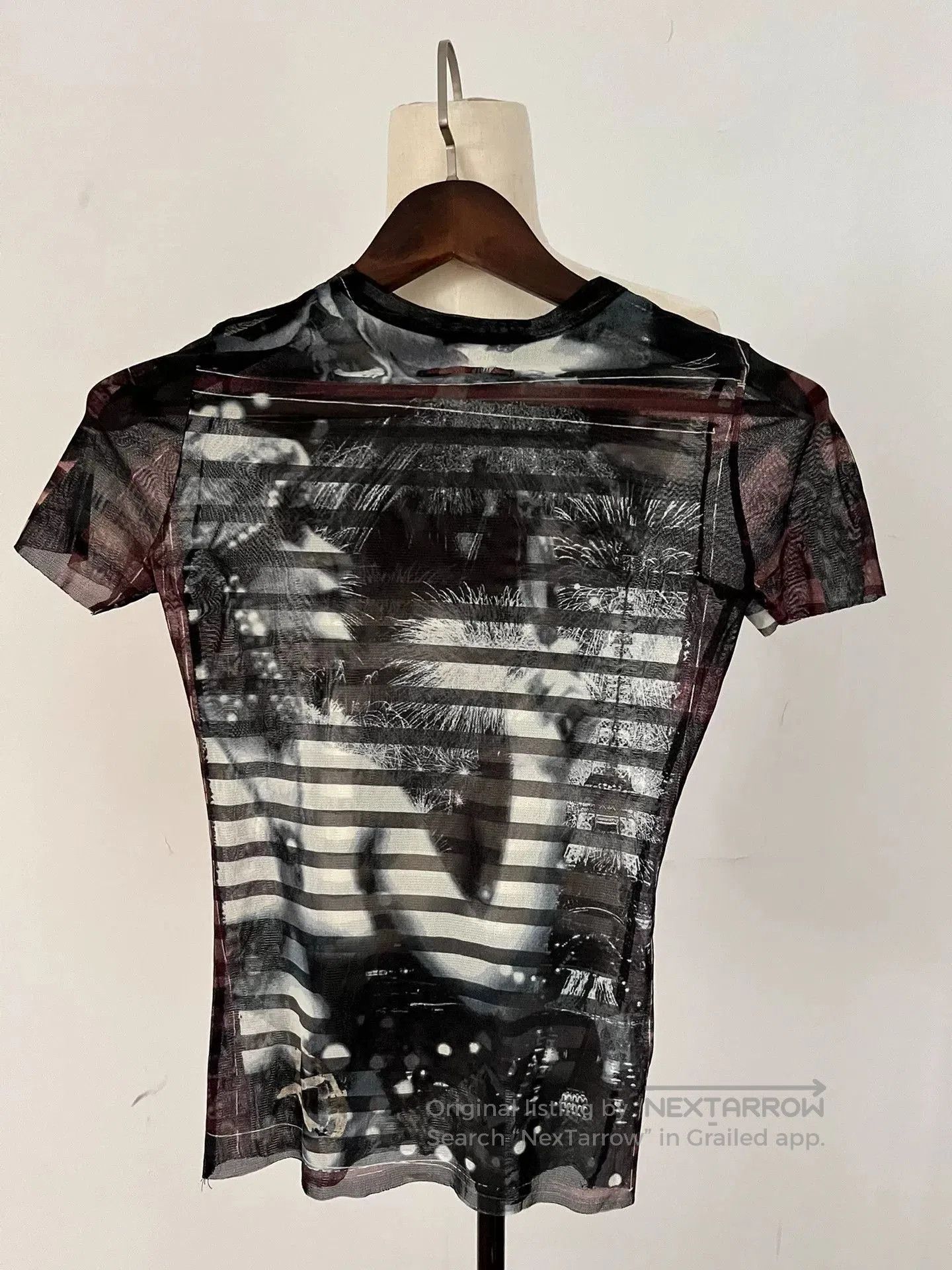 Jean Paul Gaultier Jean Paul Gaultier Mesh Portrait Top. Size S / US 4 / IT 40 - 7 Thumbnail
