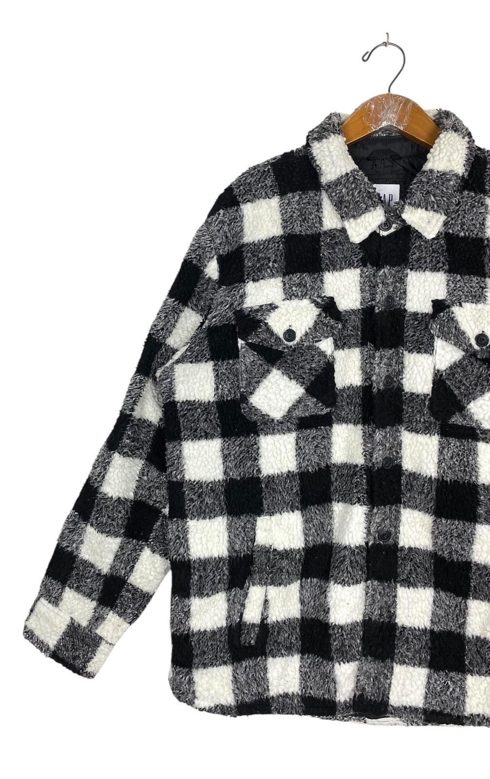 Gap Rare‼️Gap Tartan Deep Pile Shirt Size US L / EU 52-54 / 3 - 2 Thumbnail