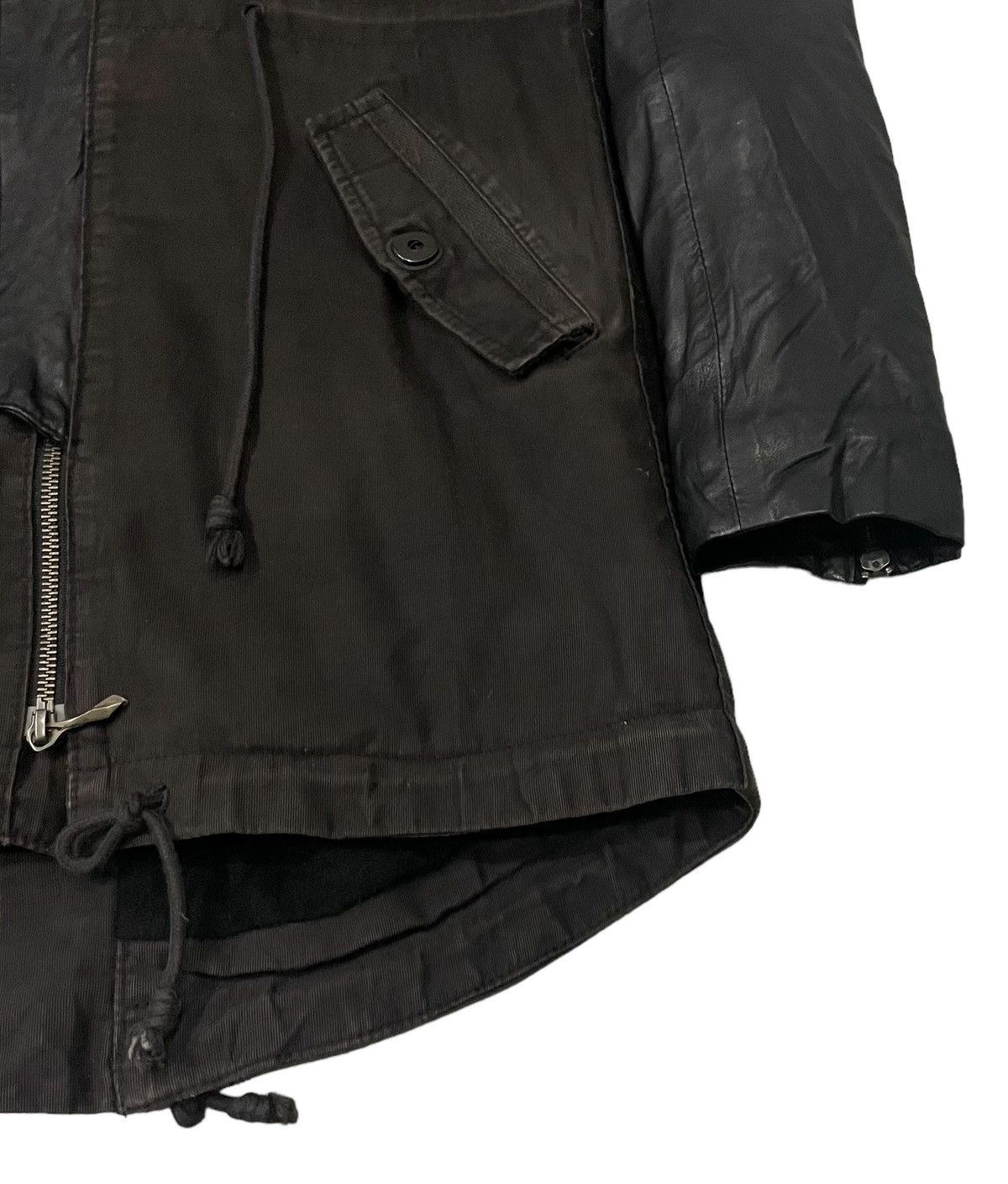 14th Addiction 14th Addiction Seditionaries Sheepskin Leather Parka Jacket Size US S / EU 44-46 / 1 - 3 Thumbnail