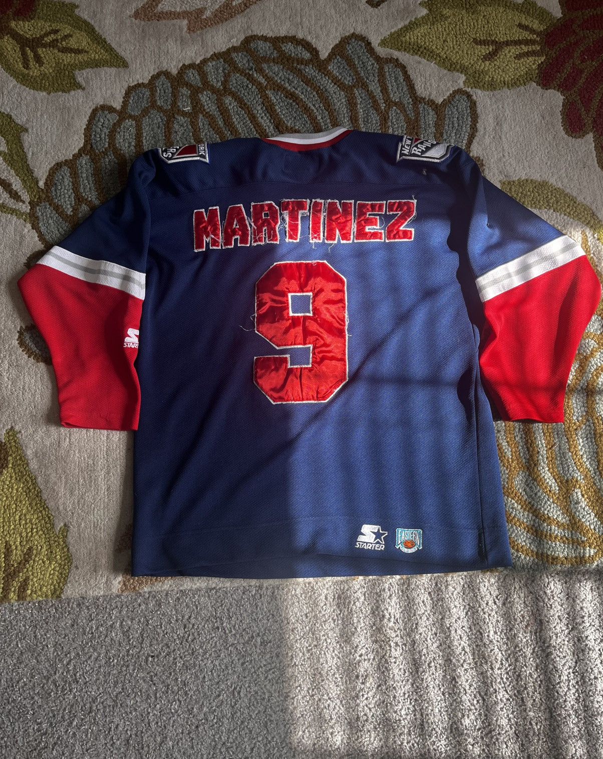 Starter × Vintage New York Rangers “Martinez” Jersey Size US XL / EU 56 / 4 - 2 Thumbnail