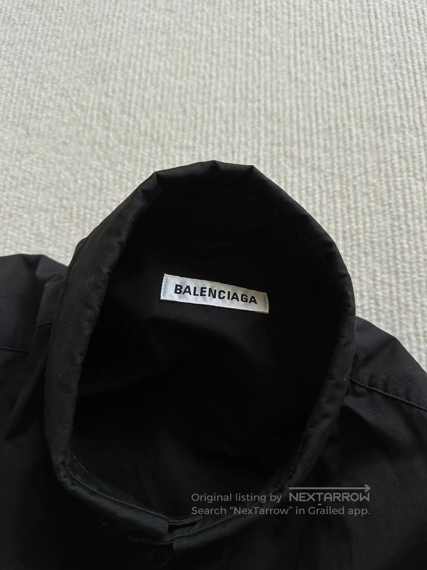 Balenciaga Balenciaga Logo Black Shirt. Size US M / EU 48-50 / 2 - 4 Thumbnail