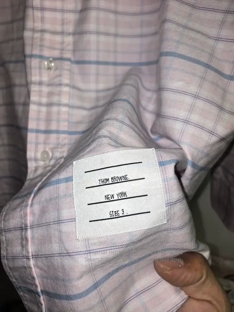 Thom Browne Thom Browne Plaid Long-Sleeve Shirt Size US L / EU 52-54 / 3 - 3 Thumbnail