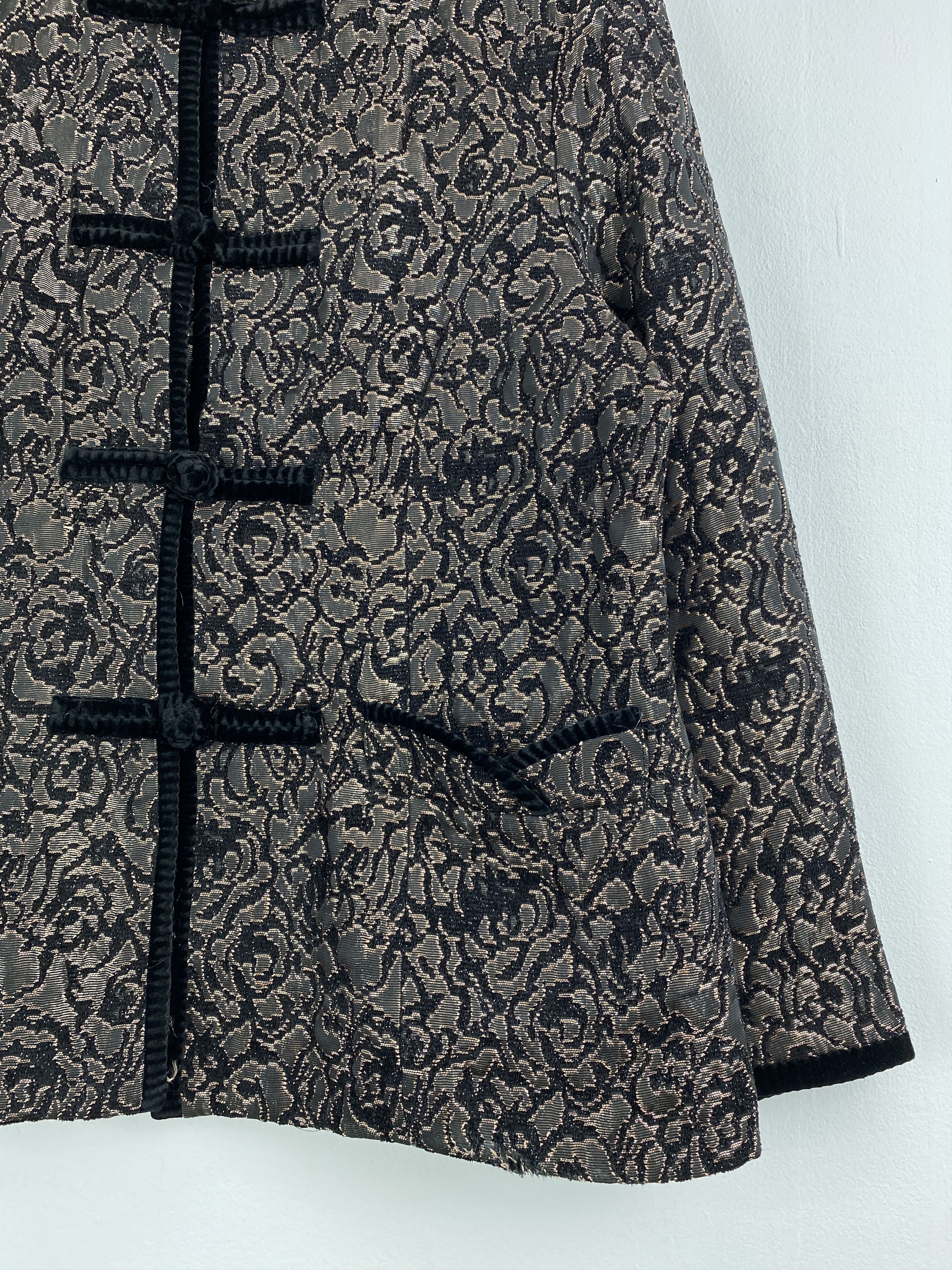 Japanese Brand Vintage Bonie Elen Floral Pattern Chinese Jacket JA0111 Size L / US 10 / IT 46 - 9 Thumbnail