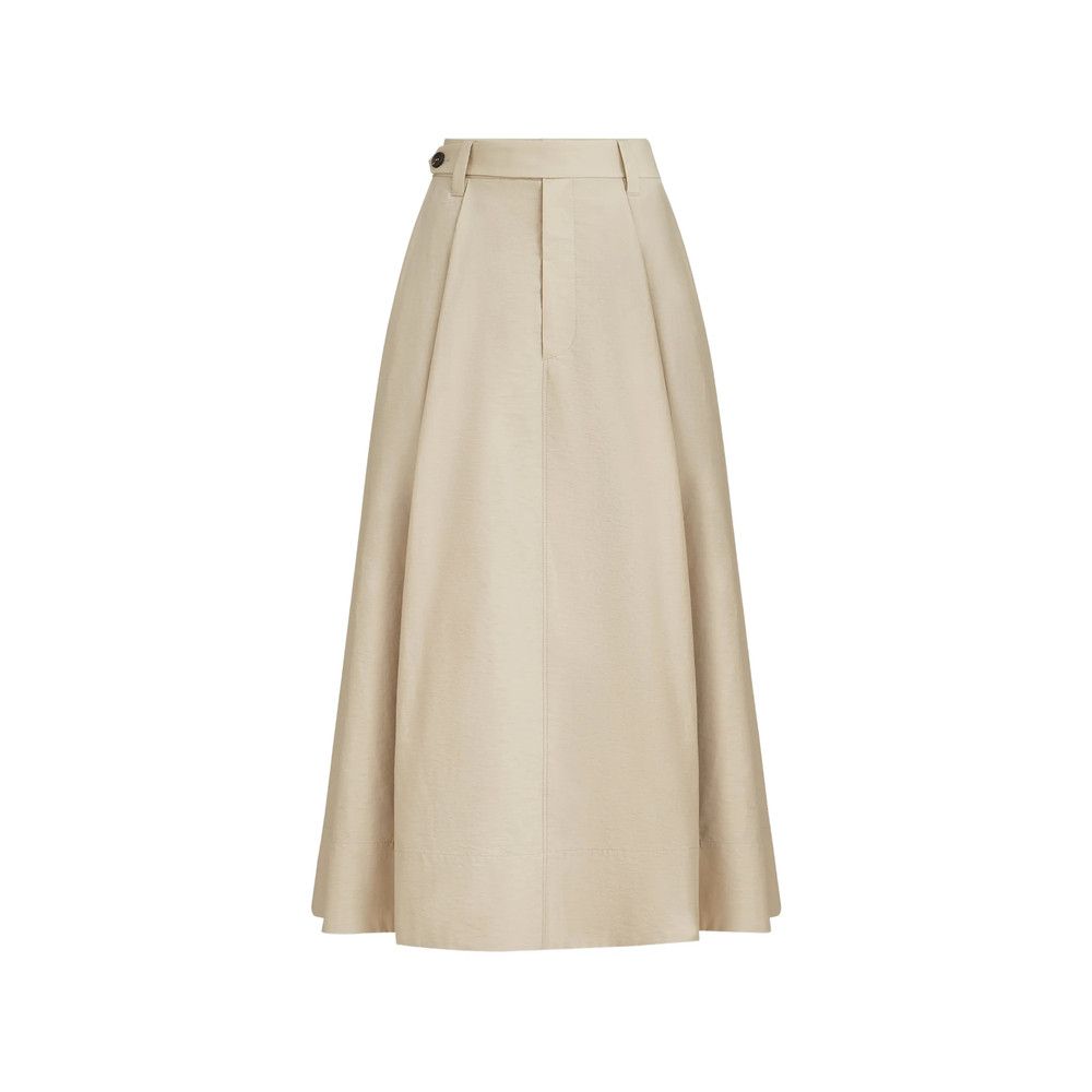 Brunello Cucinelli Brunello Cucinelli NEUTRALS Skirts - A-Line Skirts Size 28" / US 6 / IT 42 - 1 Thumbnail