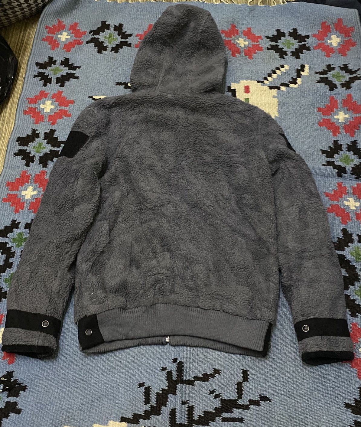 Japanese Brand YUU-LEEN MULTI ZIPPER POCKET FLEECE HOODIE Size US M / EU 48-50 / 2 - 4 Thumbnail