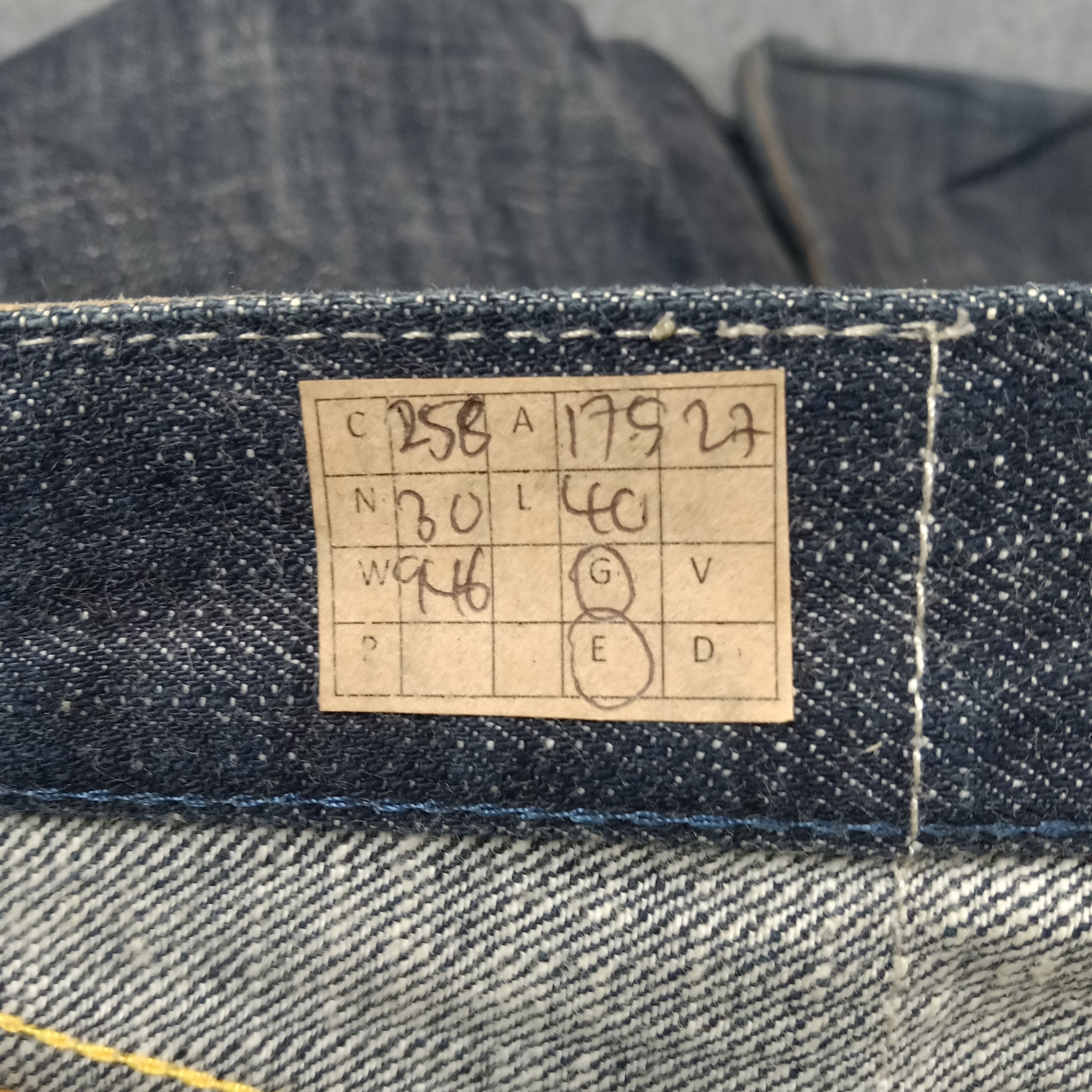 Evisu Evisu Paris Selvedge Japan Brand Daicock Denim Jeans C258N30 Size US 37 - 17 Thumbnail