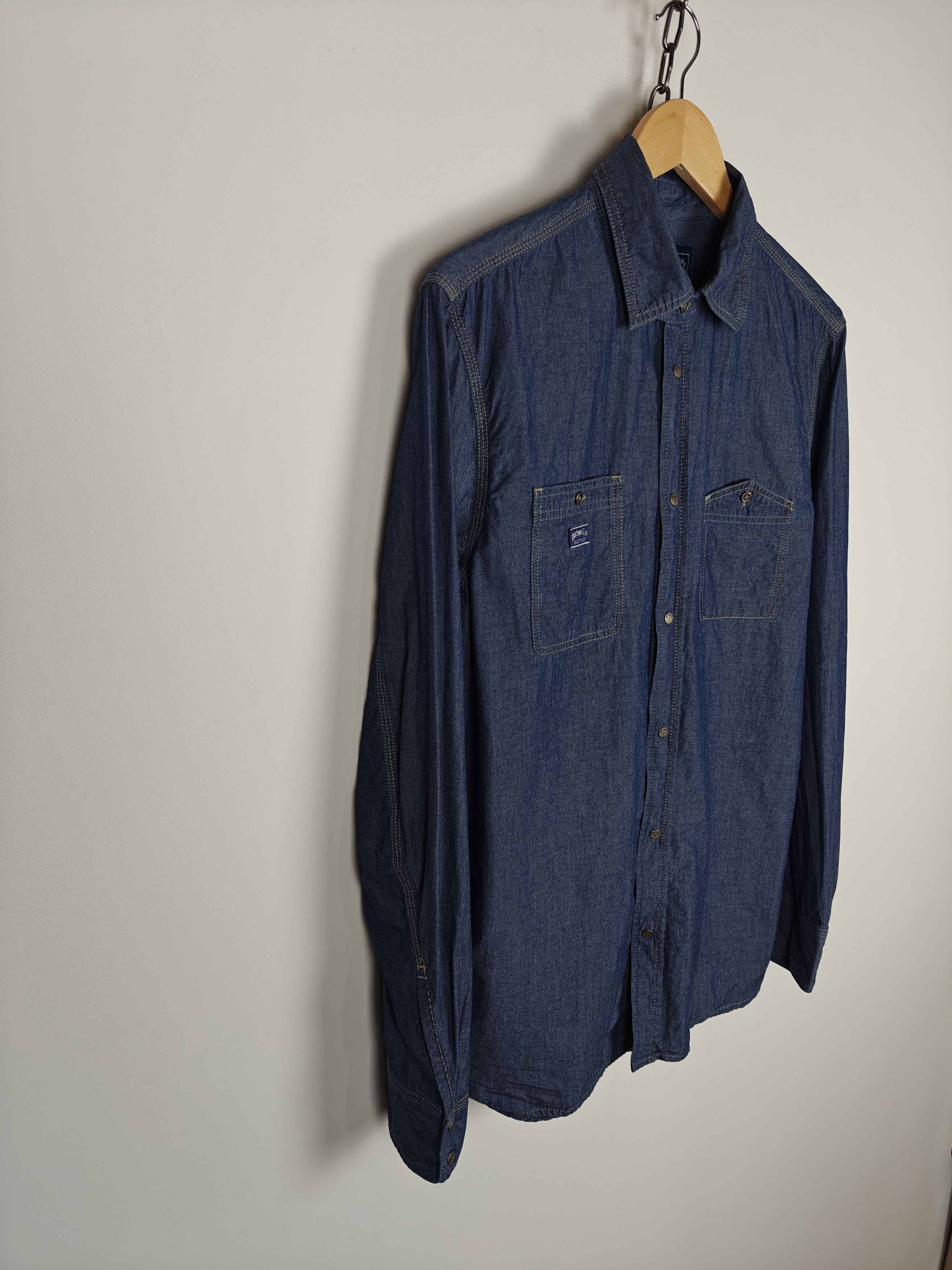 Diesel Diesel Industry Denim Shirt Blue size XL Size US XL / EU 56 / 4 - 5 Thumbnail