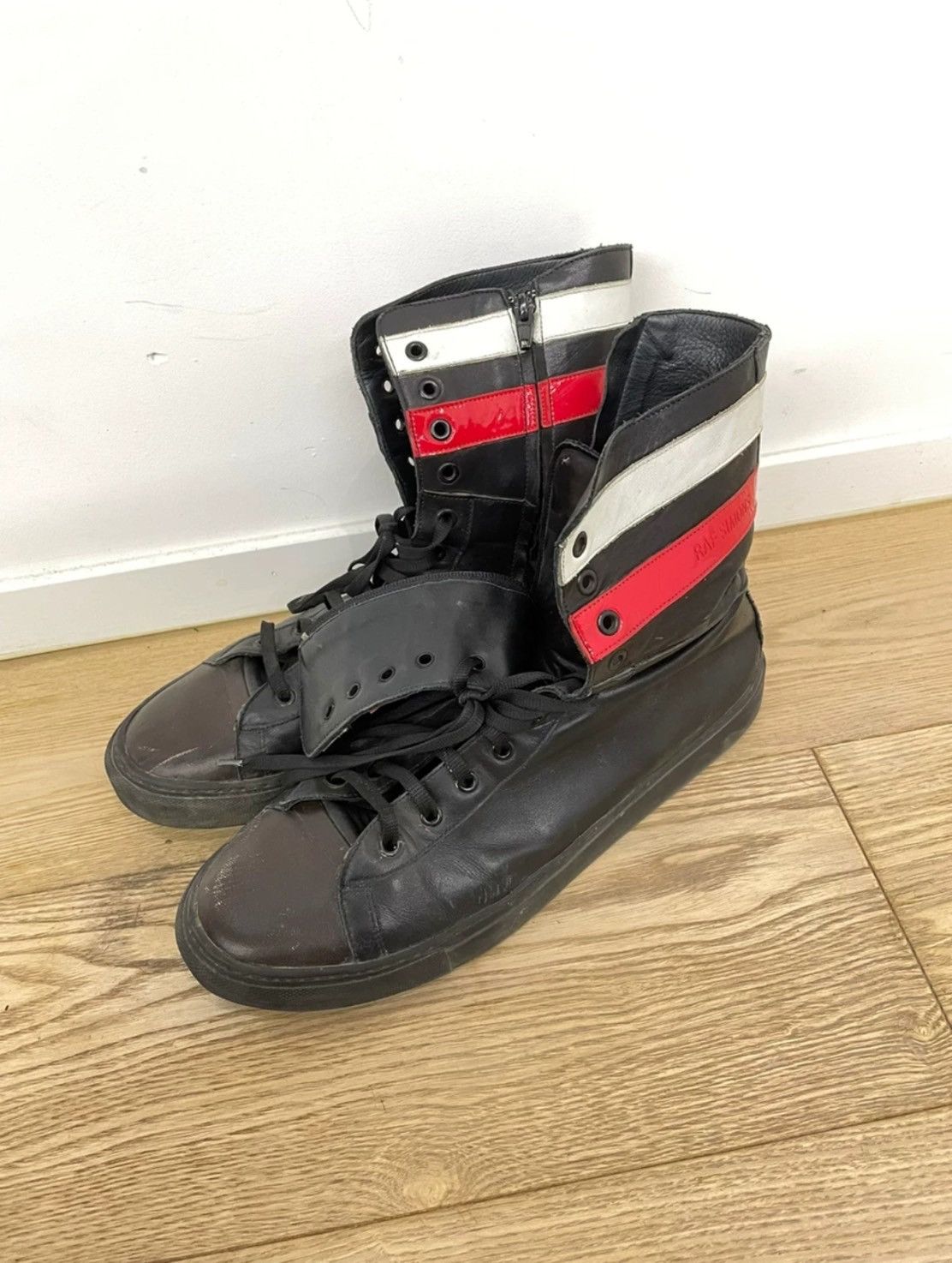 Raf Simons RAF SIMONS HIGH TOP SNEAKERS Size US 11 / EU 44 - 1 Thumbnail