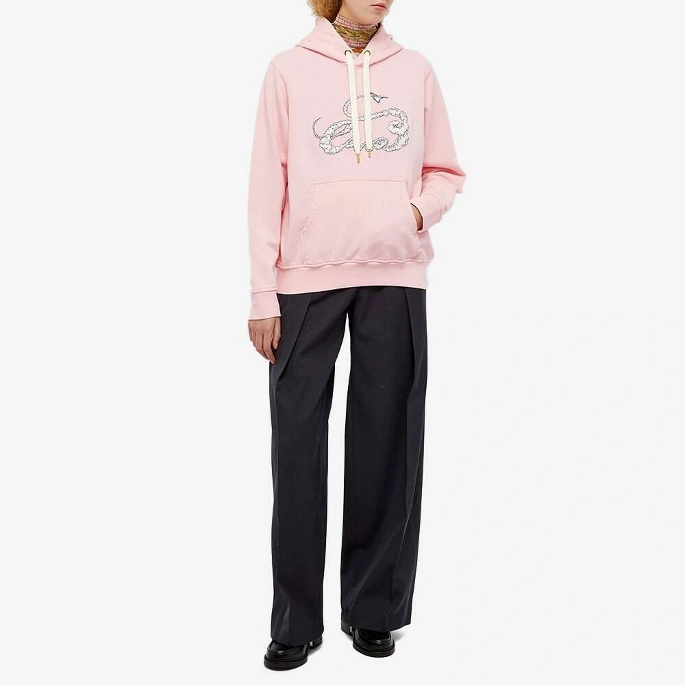 Casablanca Pink Embroidered Aviation Show Hoodie Size US XS / EU 42 / 0 - 4 Thumbnail