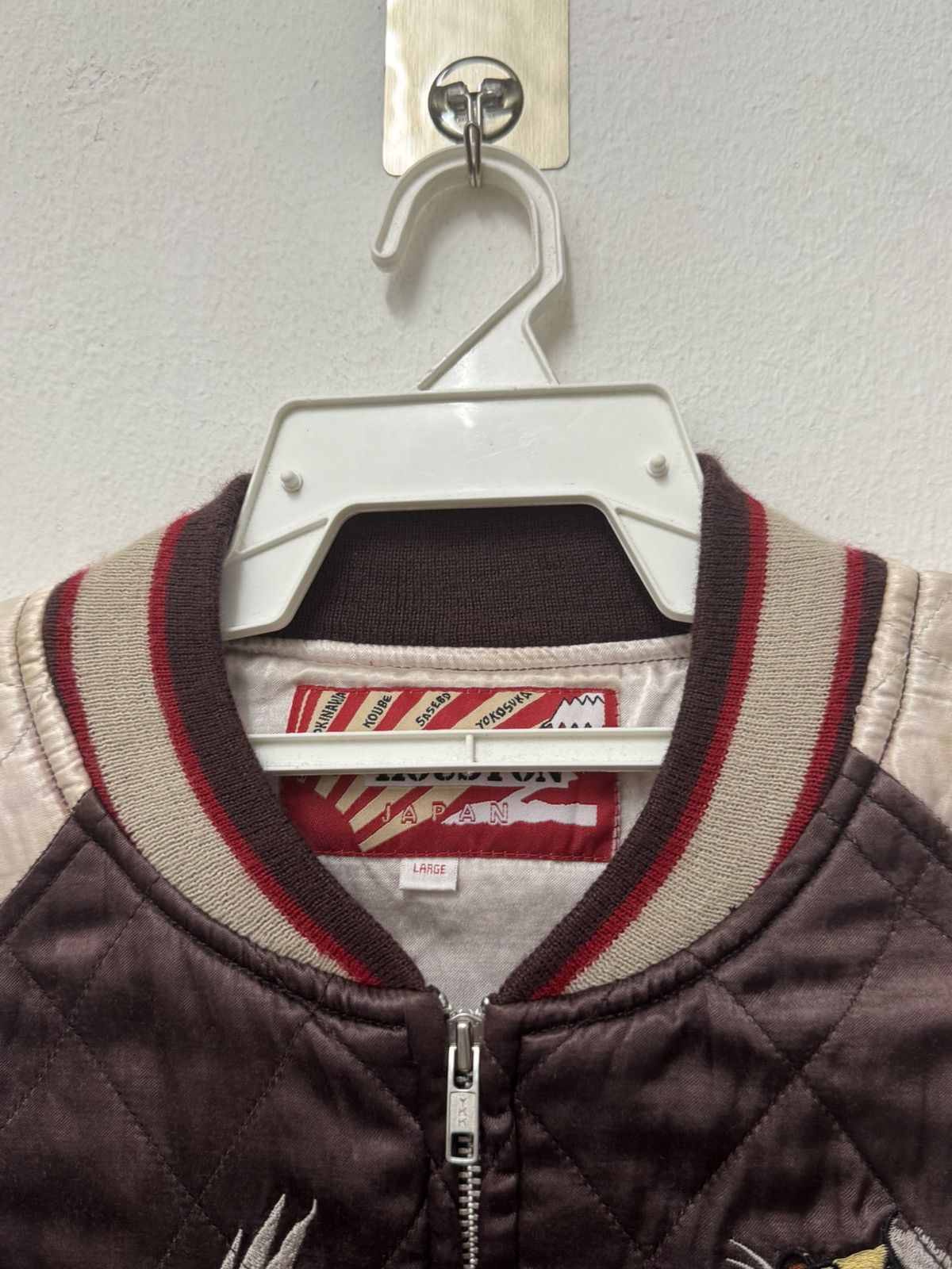 Japanese Brand Houston Sukajan Embroidered Japanese Brand Souvenier Jacket Size US L / EU 52-54 / 3 - 2 Thumbnail