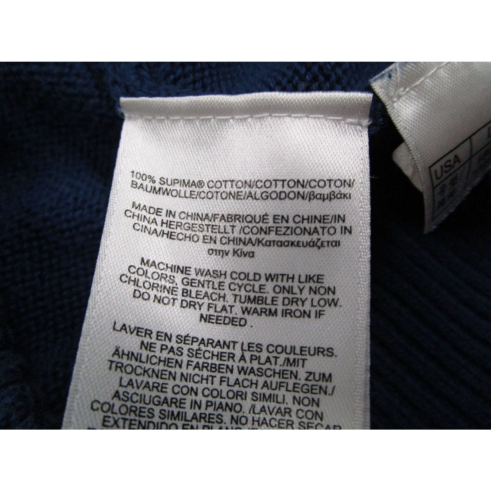 Brooks Brothers BROOKS BROTHERS Sweater Men Larg e Blue Supima 1/4 Zip Argyle Pullover Golf Knit Pullover All Seasons Casual Workwear sweater Size US L / EU 52-54 / 3 - 4 Thumbnail