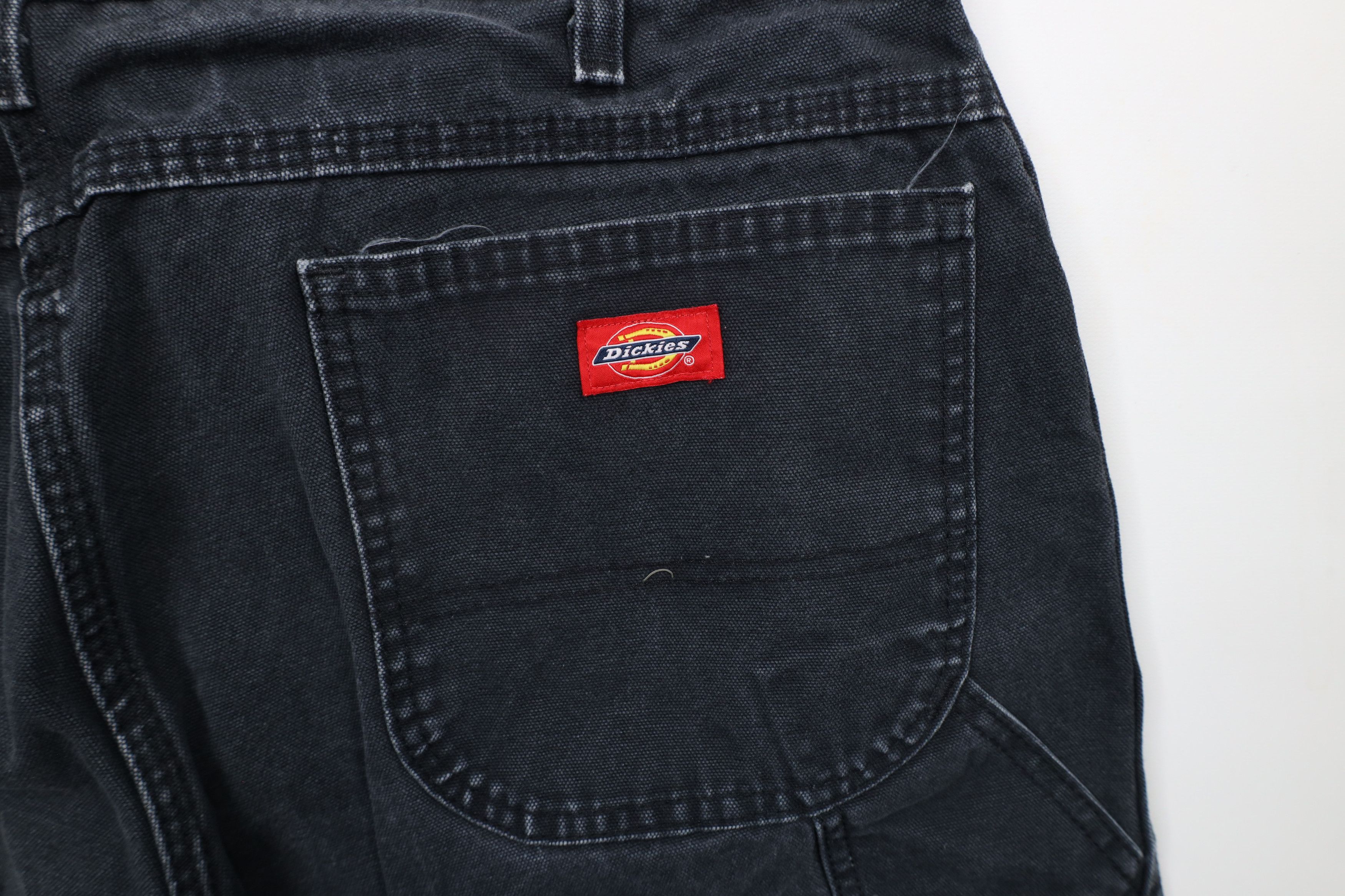 Dickies × Vintage Vintage Dickies Out Wide Leg Canvas Workwear Pants Black Size US 38 / EU 54 - 12 Thumbnail