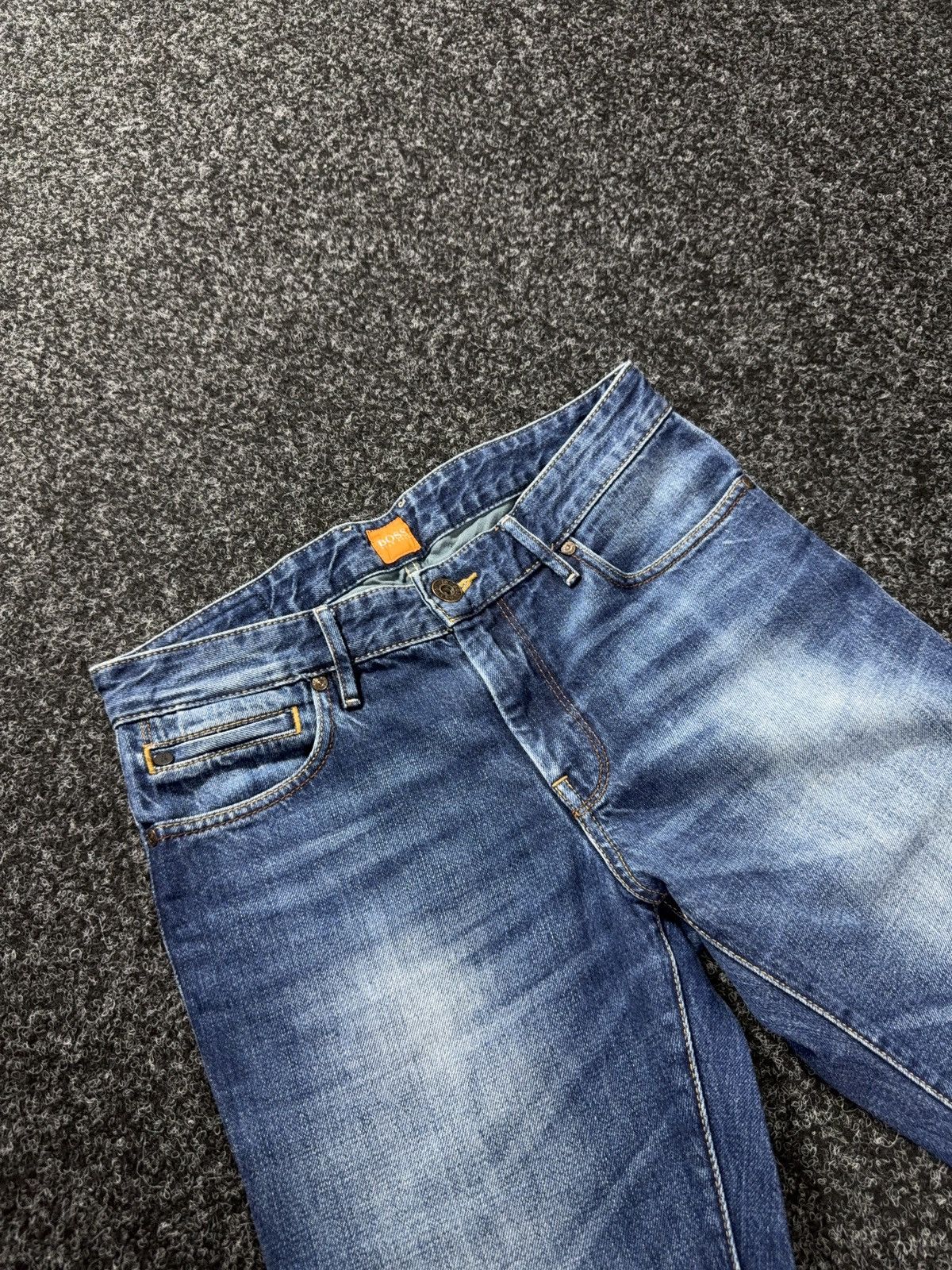 Hugo Boss Luxury Hugo Boss Orange Vintage Y2K Straight Fade Jeans W30 Size US 30 / EU 46 - 7 Thumbnail