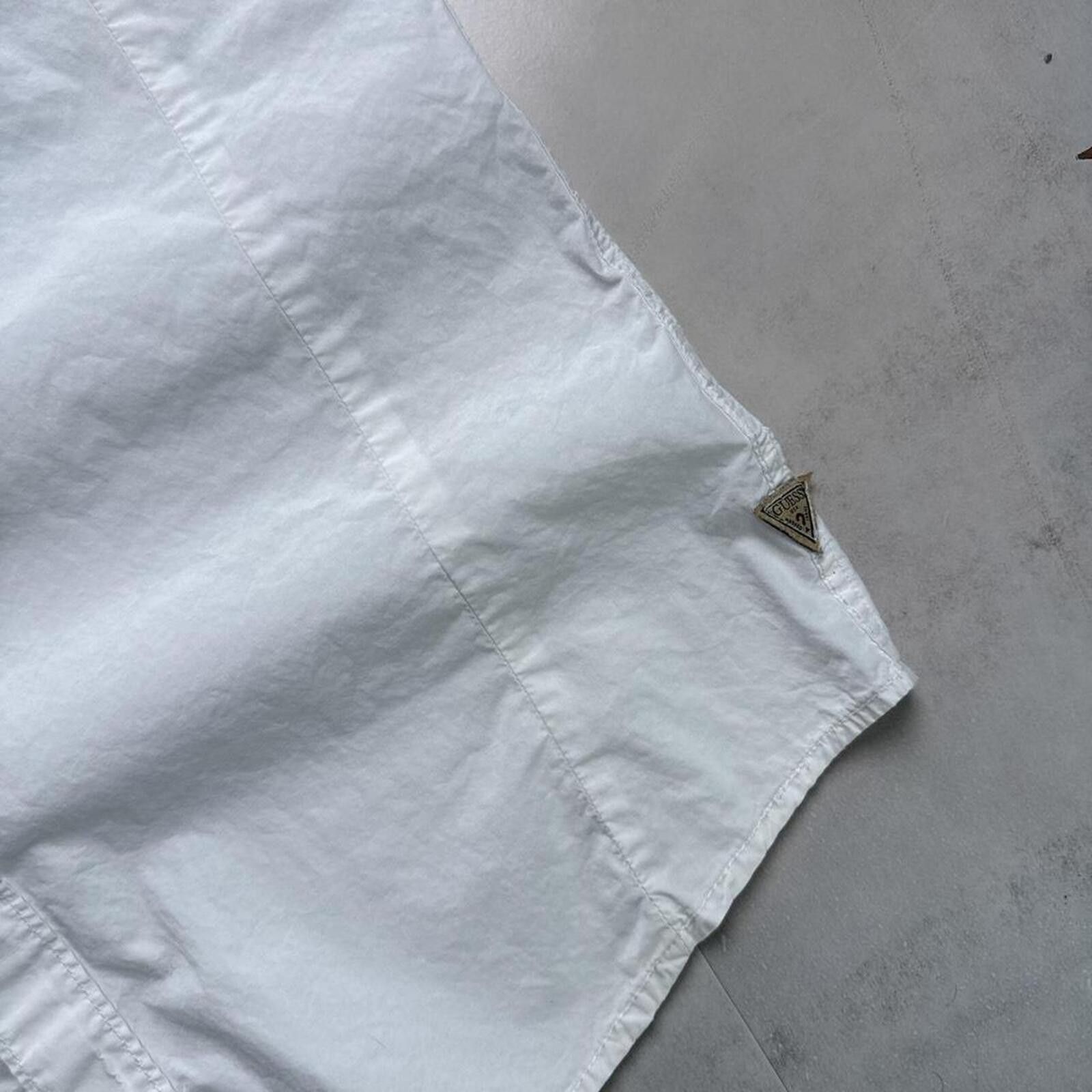 Guess Y2K Guess 00s Grunge Button Up White shirt Size US M / EU 48-50 / 2 - 4 Thumbnail