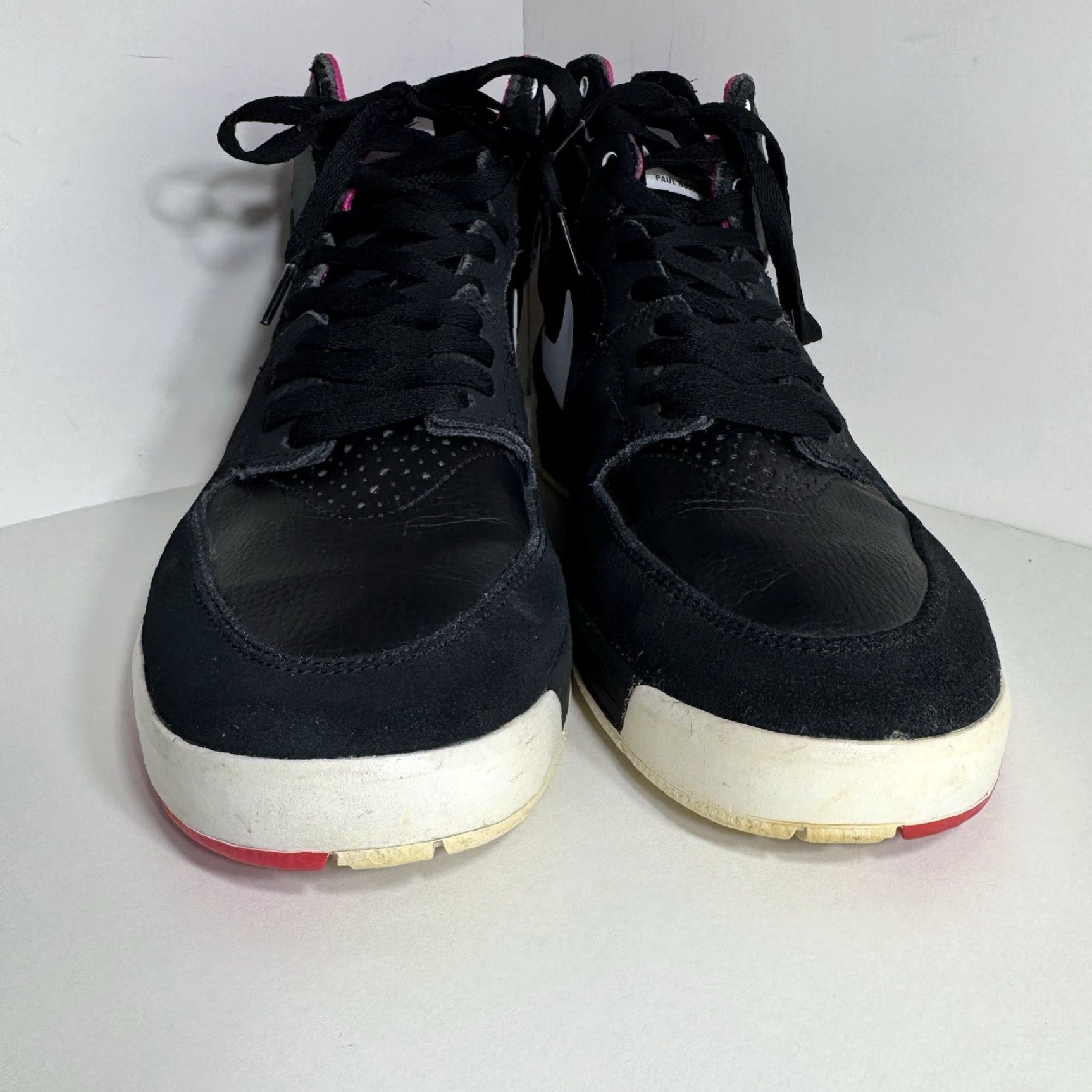 Nike VINTAGE Nike Paul Rodriguez 7 Hi SB Mens Size 10.5 616355-016 Black Pink Foil Sneakers Size US 10 / EU 43 - 5 Thumbnail
