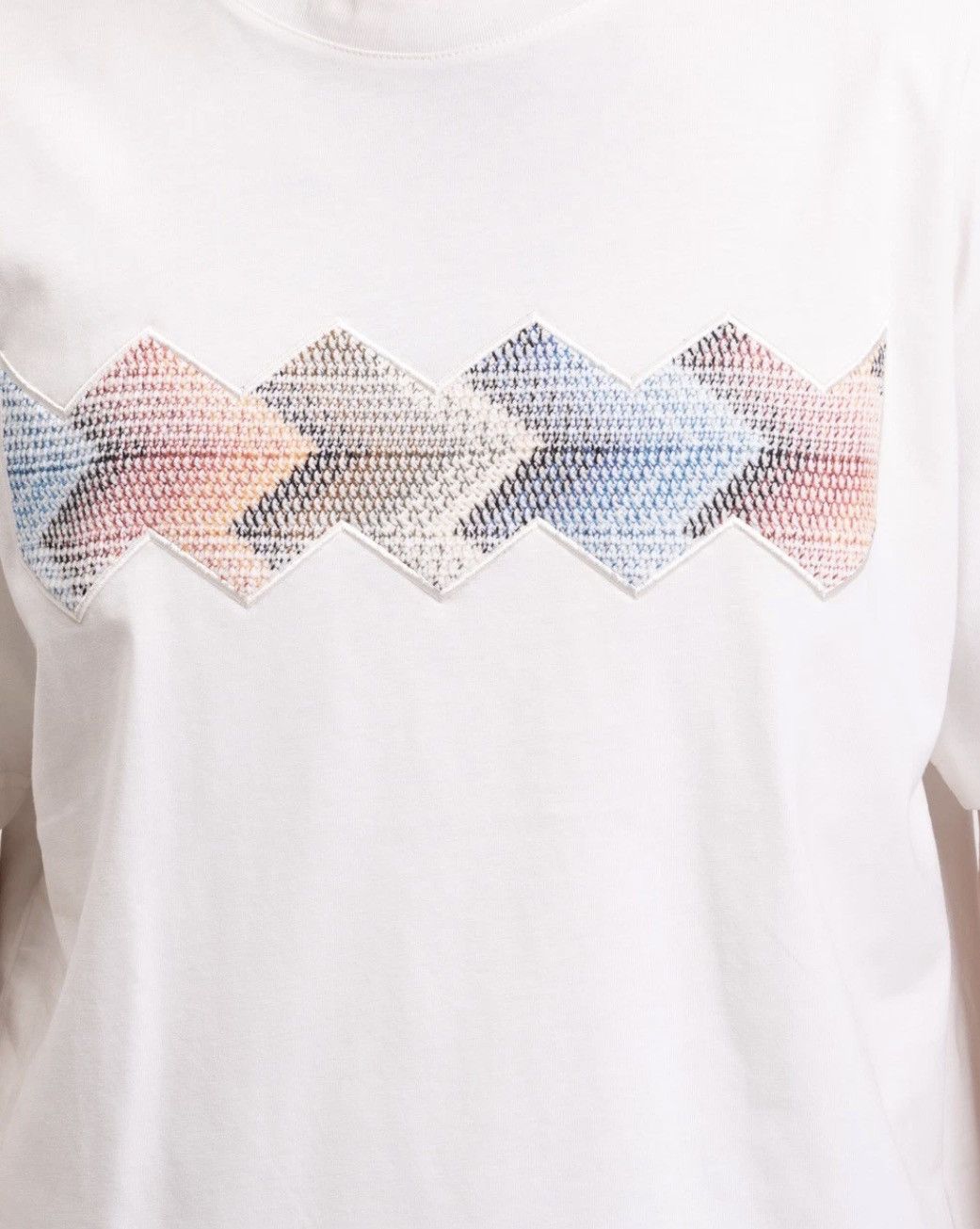 Missoni Missoni Knit Panel T-Shirt L white $500 Size US L / EU 52-54 / 3 - 2 Thumbnail
