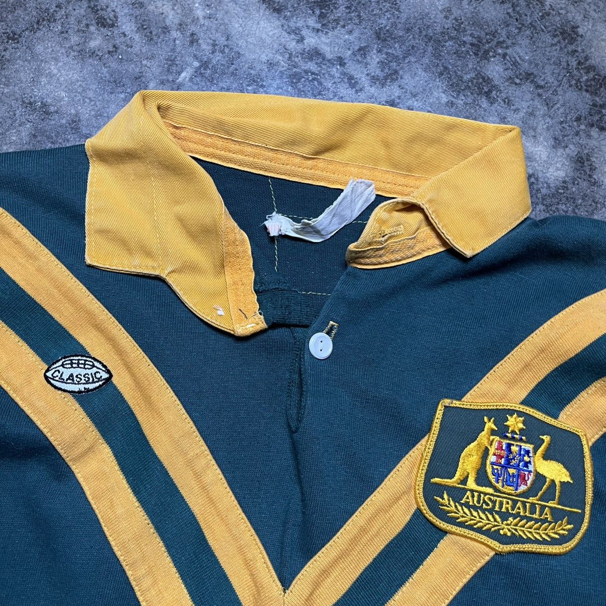 Vintage vintage 70s australia rugby polo longsleeve button up shirt Size US M / EU 48-50 / 2 - 5 Thumbnail