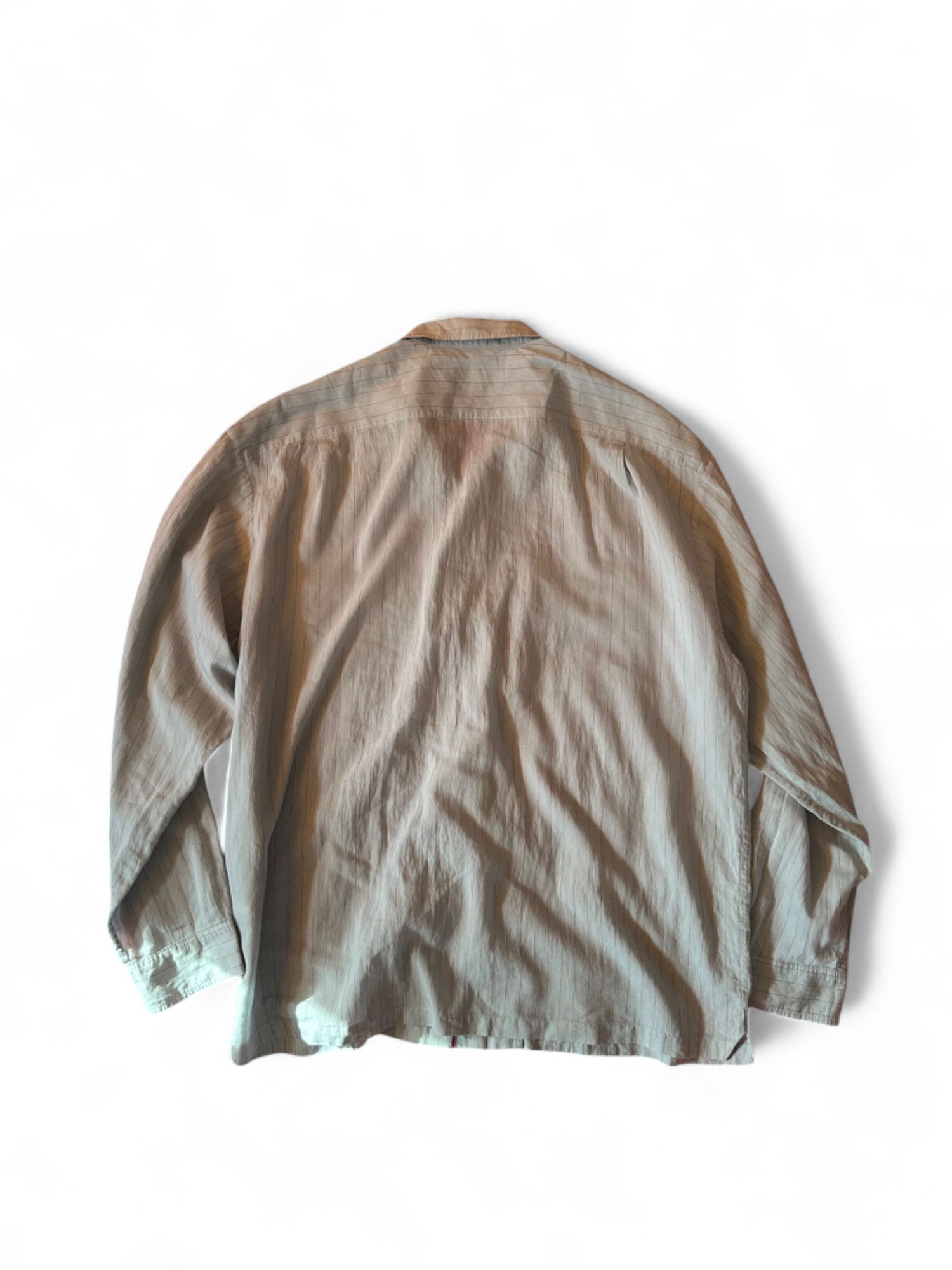 Supreme Supreme Pinstripe Linen Shirt SS2023 Size US L / EU 52-54 / 3 - 2 Thumbnail