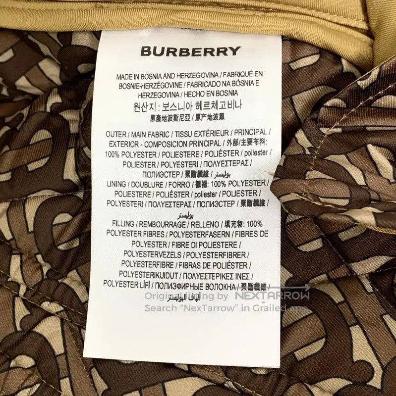 Burberry Burberry Women's Brown Quilted Cotton Jacket. Size XXS / US 00 / IT 34 - 6 Thumbnail