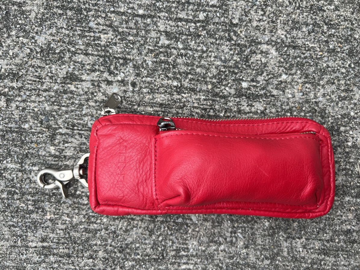 Japanese Brand × Vintage Vintage Milk Boy Japan Red Leather Small Pouch Bag Size ONE SIZE - 5 Thumbnail