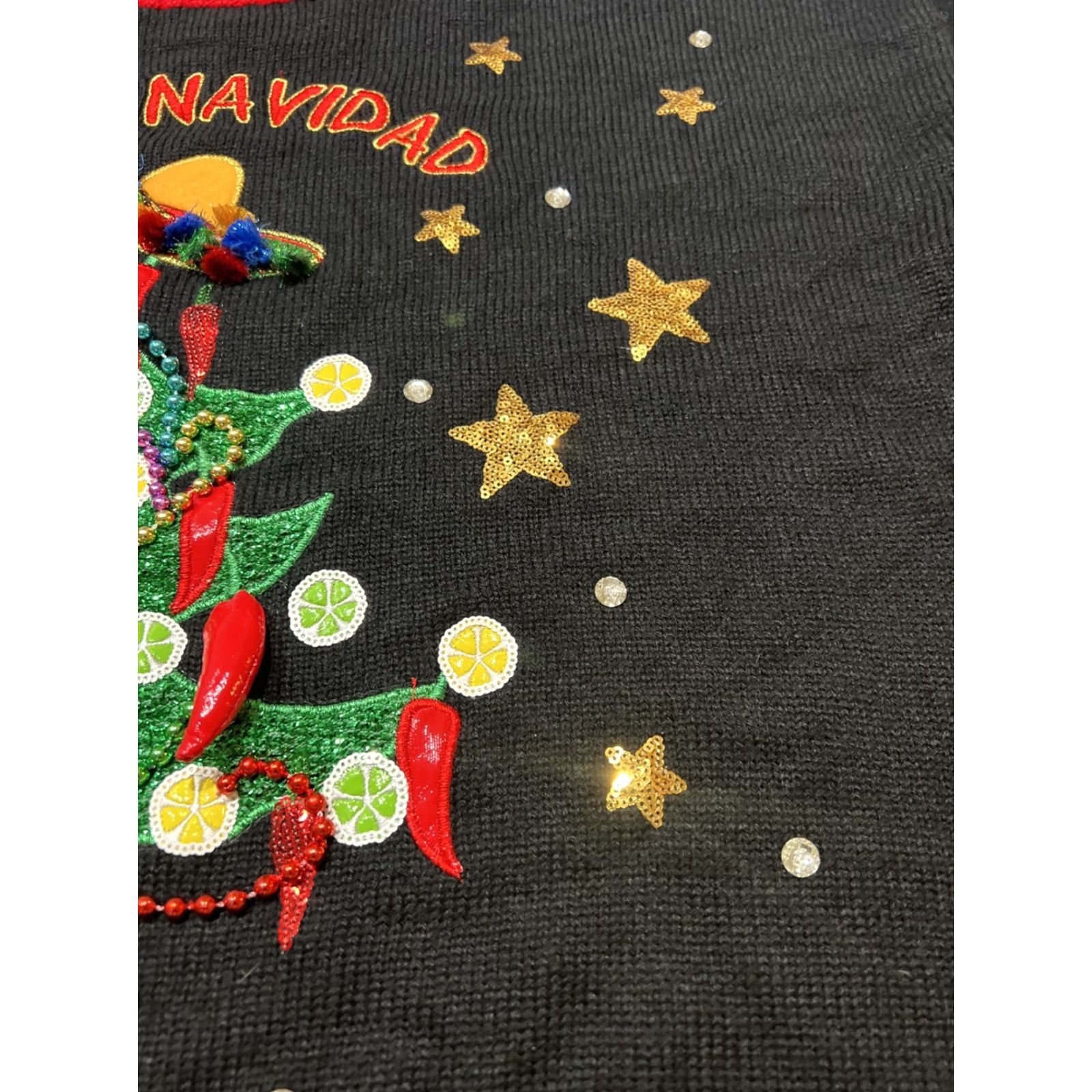 Vintage VINTAGE Holiday Time Christmas Sweater Pullover Size XL Black Womens Size XL / US 12-14 / IT 48-50 - 7 Thumbnail