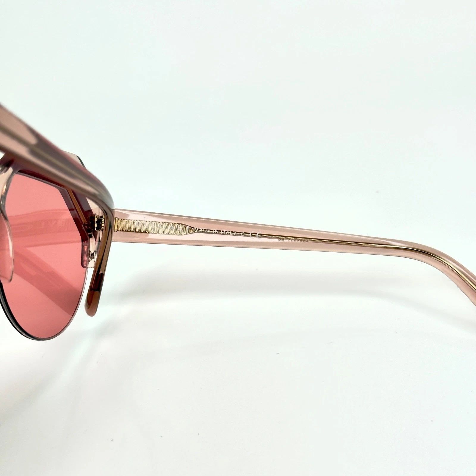 Bvlgari BULGARI BV8203 SERPENTEYES Translucent Peach Sunglass 8203 Size ONE SIZE - 7 Thumbnail