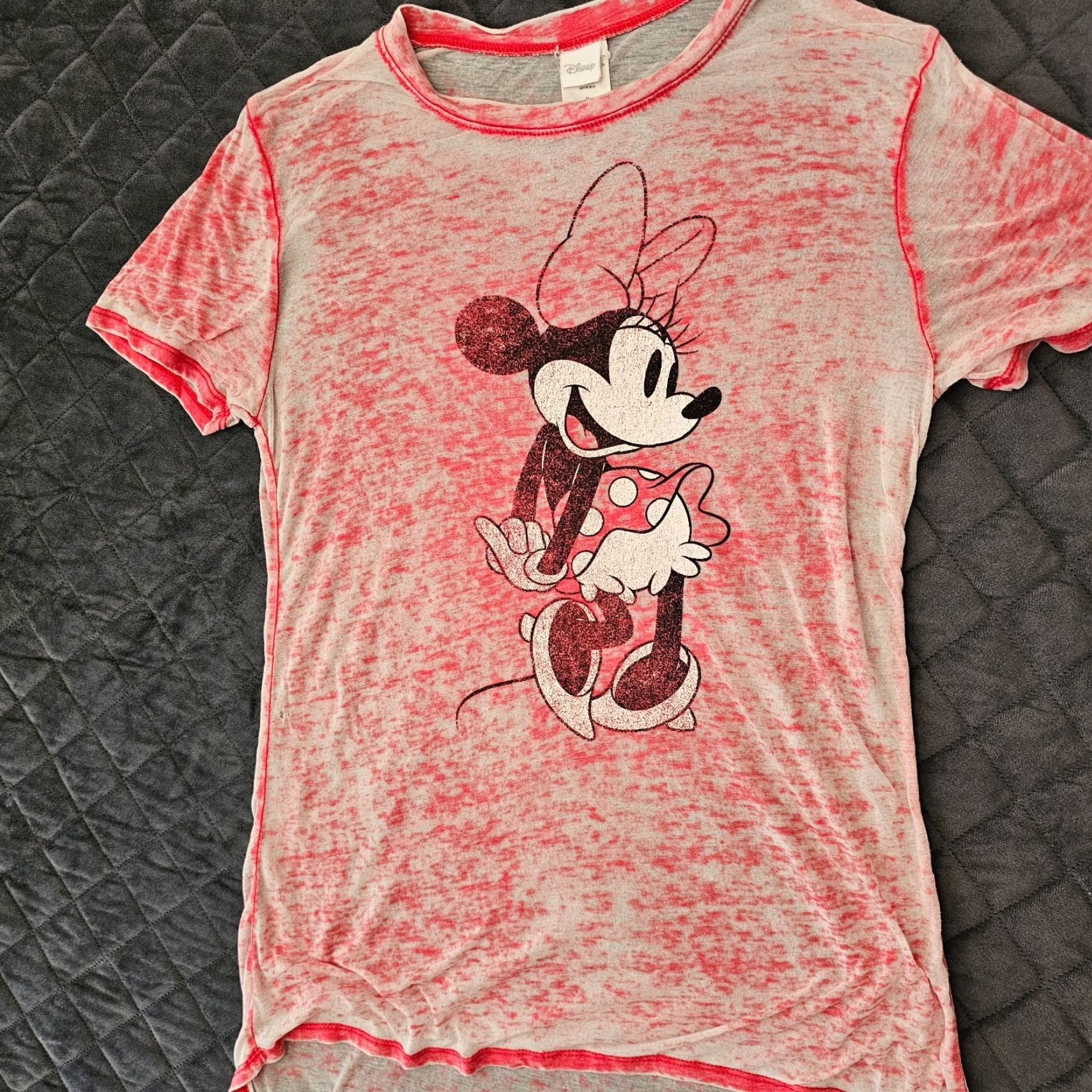 Disney Disney T-Shirt Womens M Red Minnie Mouse Short Sleeve Crew Neck Pullover Logo Casual 90s Size M / US 6-8 / IT 42-44 - 5 Thumbnail