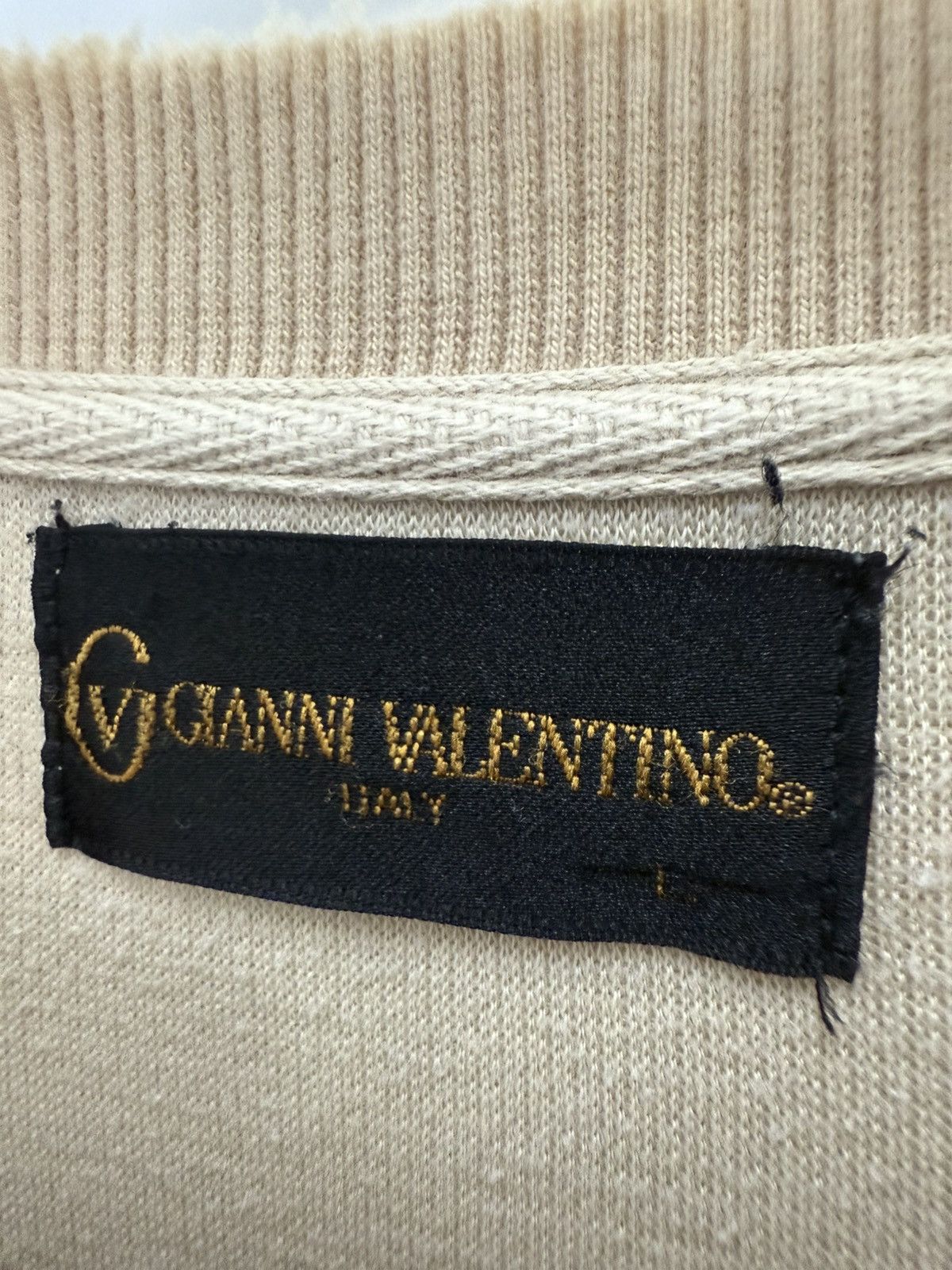 Gianni Valentino 🔥 VTG GIANNI VALENTINO EMROIDERY LOGO SWEATSHIRT - L Size US L / EU 52-54 / 3 - 5 Thumbnail