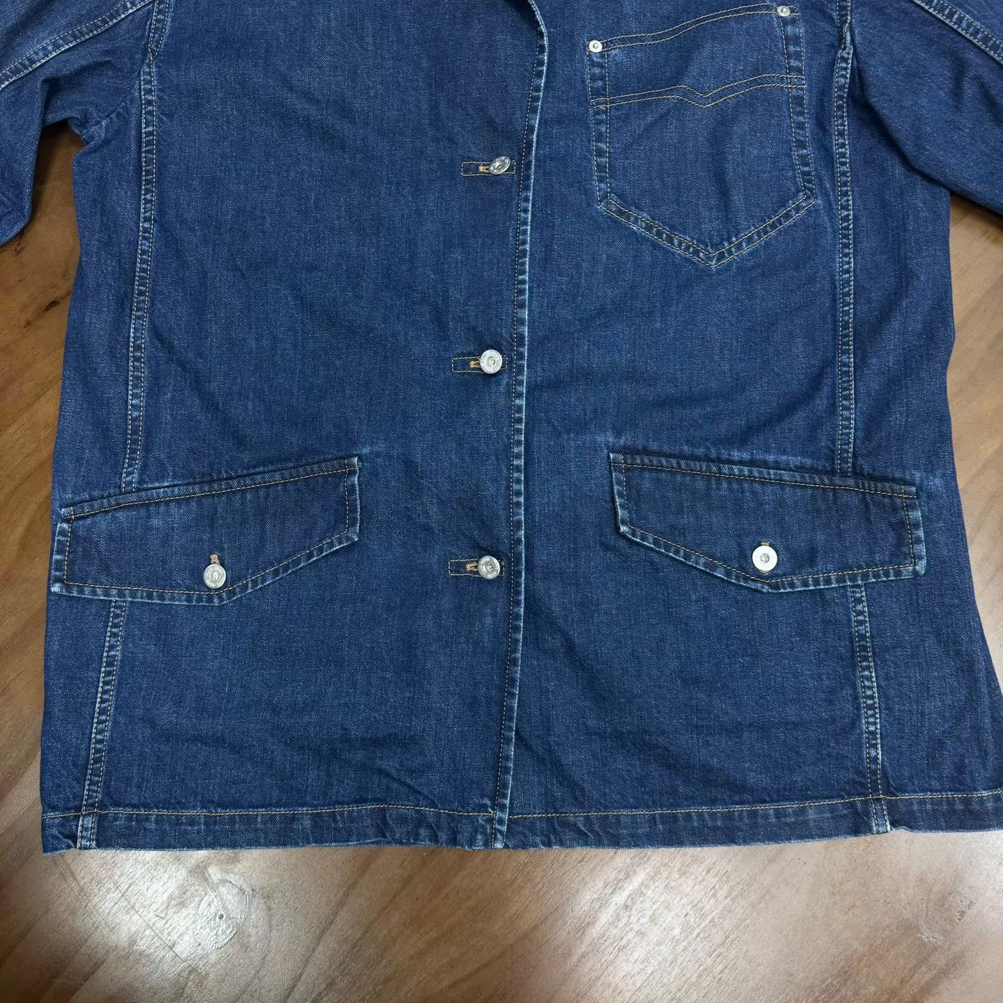 Miu Miu MIU MIU blue denim jacket women's Size S / US 4 / IT 40 - 7 Thumbnail