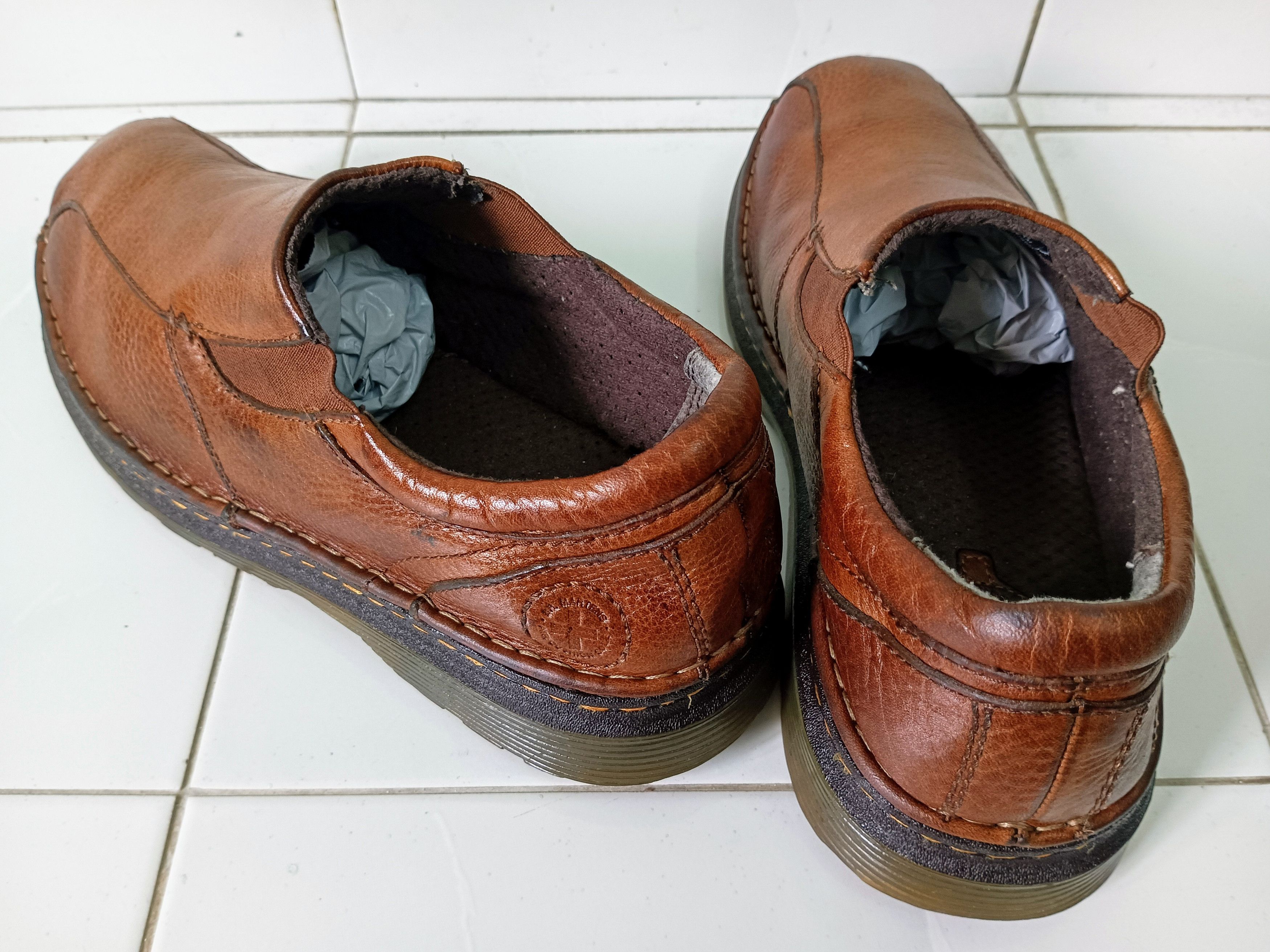 Dr. Martens × Vintage Dr. Martens Mens Tevin Brown Round Toe Low Top AW004 Size US 11 / EU 44 - 10 Thumbnail