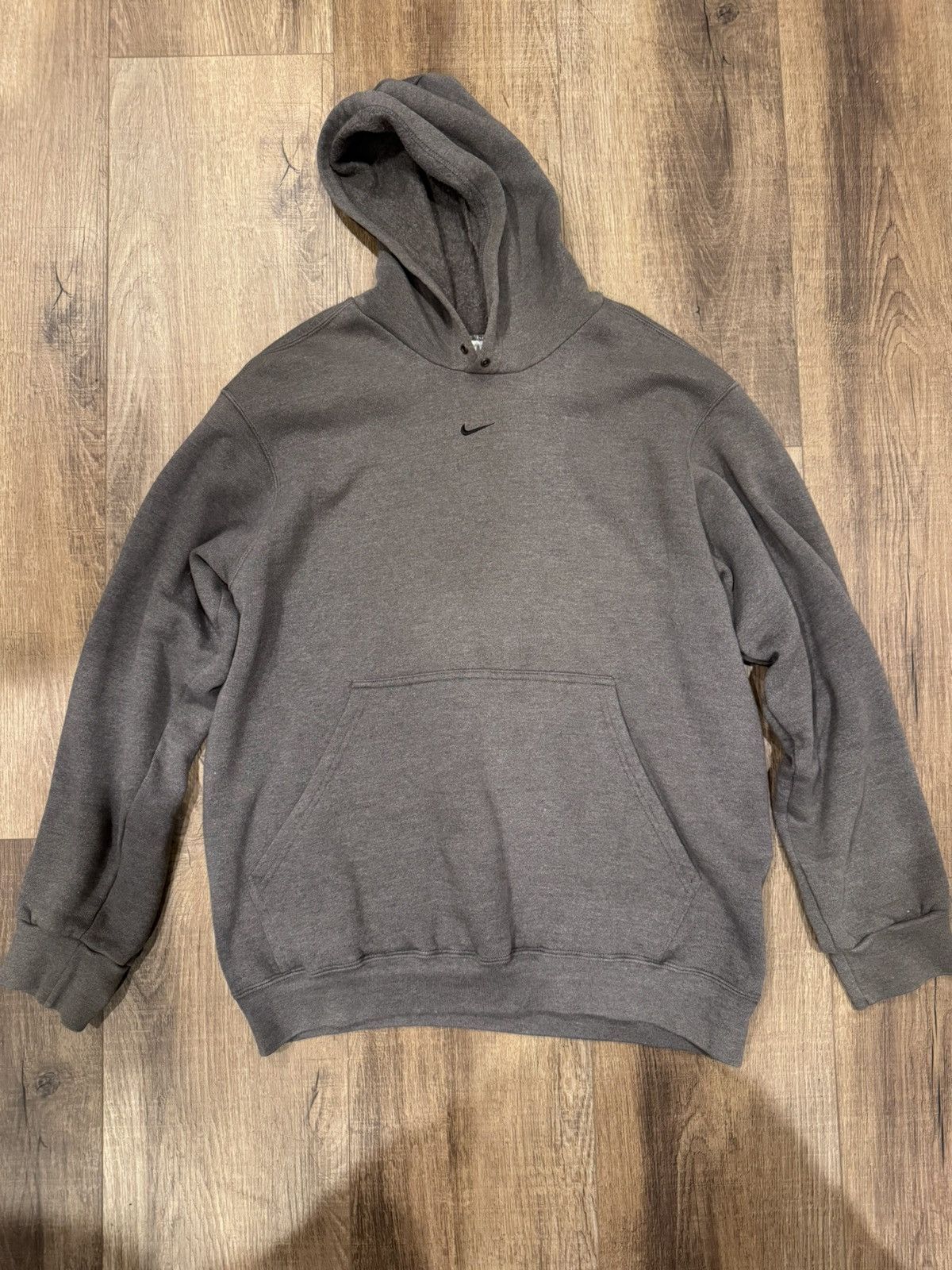 Nike Vintage Nike center swoosh grey tag hoodie Size US M / EU 48-50 / 2 - 1 Thumbnail
