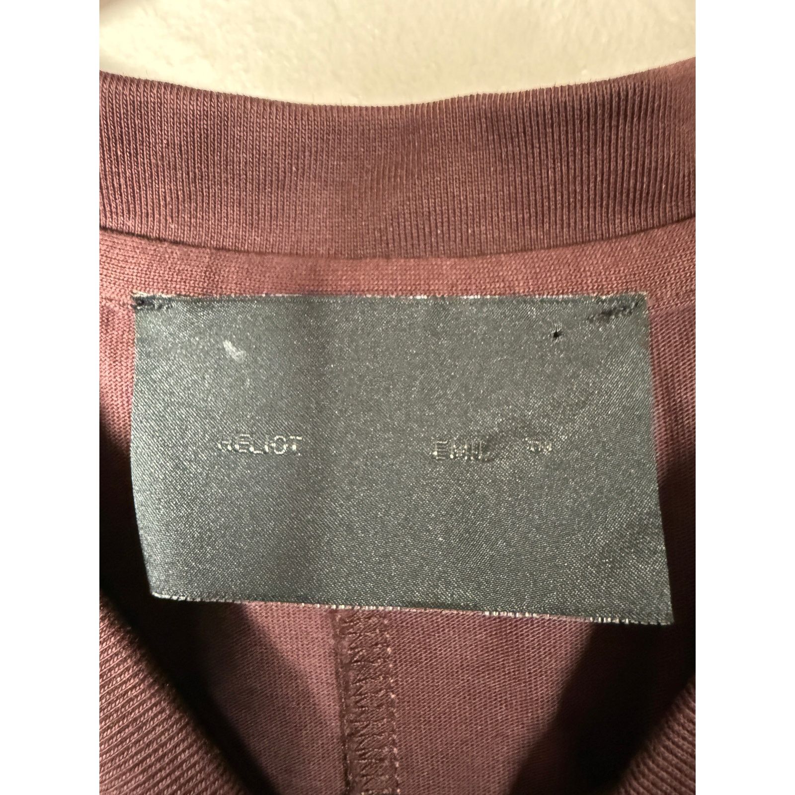 Heliot Emil HELIOT EMIL Burgundy Ecdysis Tank Top size S Size US S / EU 44-46 / 1 - 6 Thumbnail