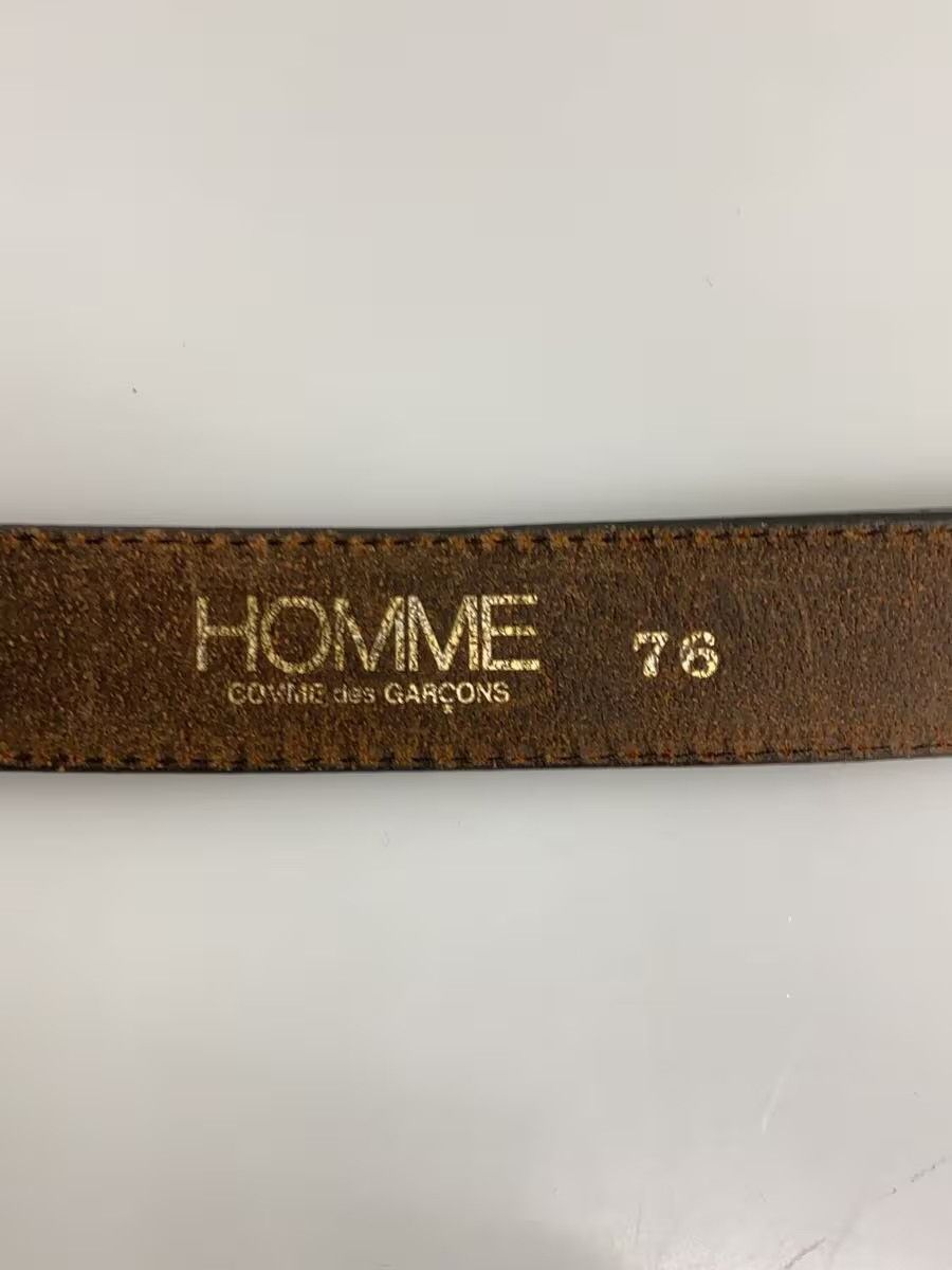Comme des Garcons × Comme des Garcons Homme Contrast Stitch Leather Belt Size ONE SIZE - 5 Thumbnail