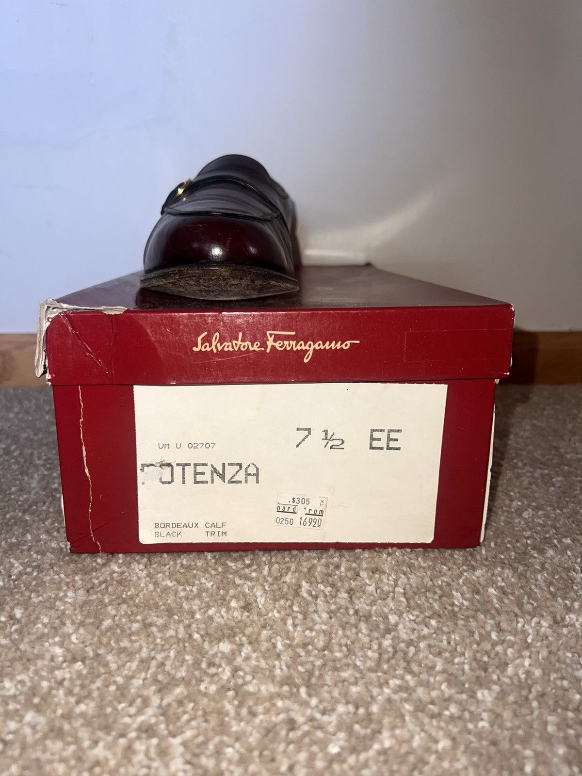 Salvatore Ferragamo Salvatore Ferragamo Bordeaux Size US 7.5 / EU 40-41 - 2 Thumbnail