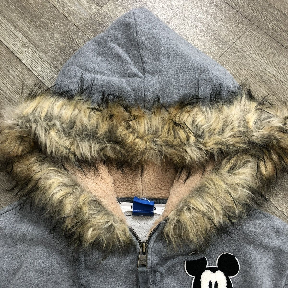 If Six Was Nine 2000s Hole Haus Mickey Disney LGB GOA Sherpa Fur Jacket Y2K Size US M / EU 48-50 / 2 - 5 Thumbnail