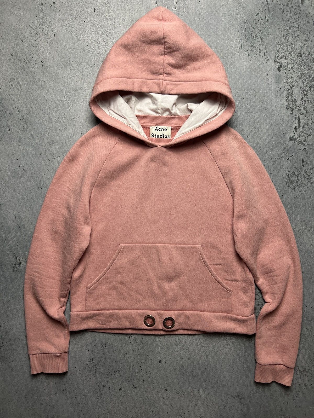 Acne Studios Acne Studios Pink Hoodie Vania FL PSS15 Opium Avant Garde Size M / US 6-8 / IT 42-44 - 7 Thumbnail