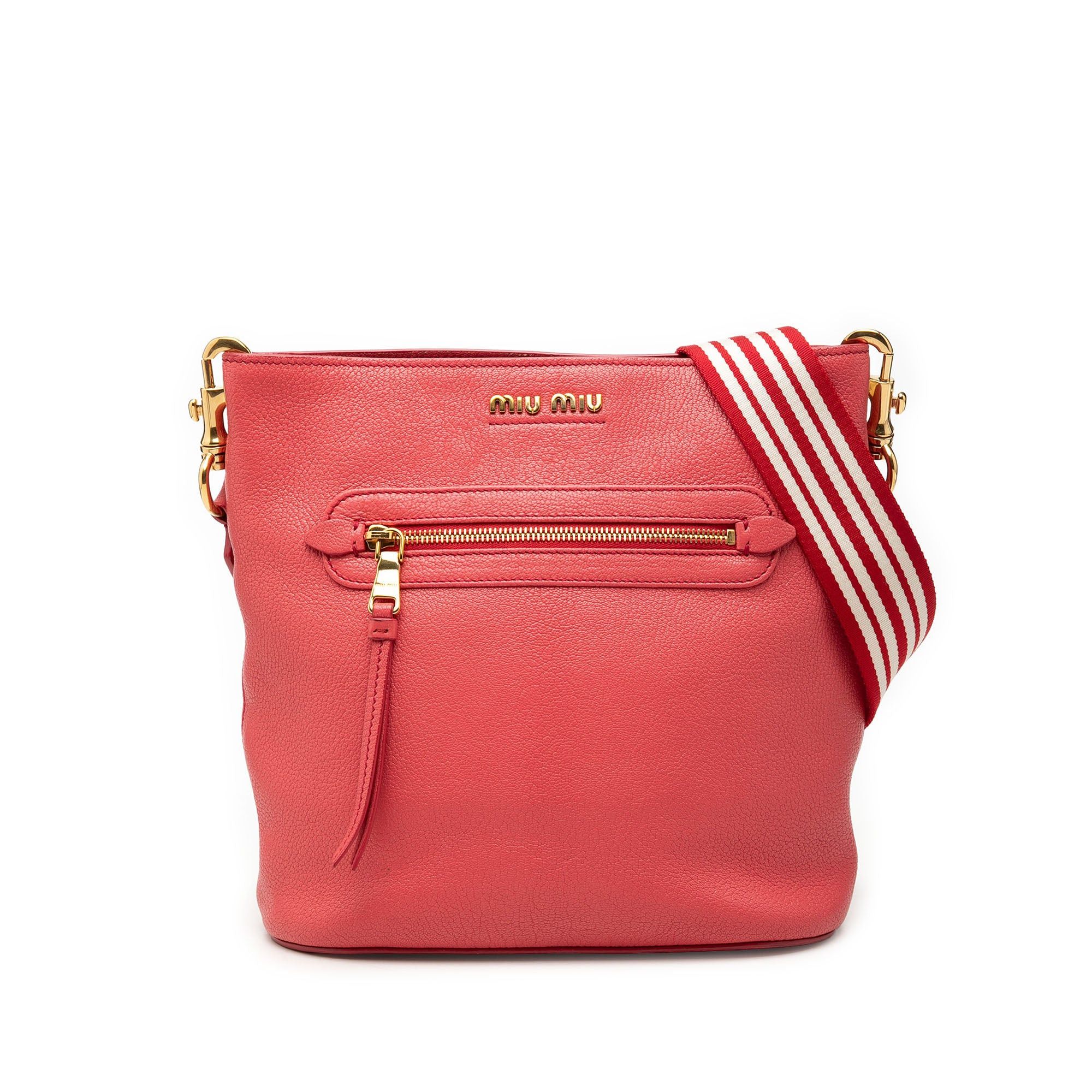 Miu Miu Goatskin Madras Crossbody Size ONE SIZE - 1 Thumbnail