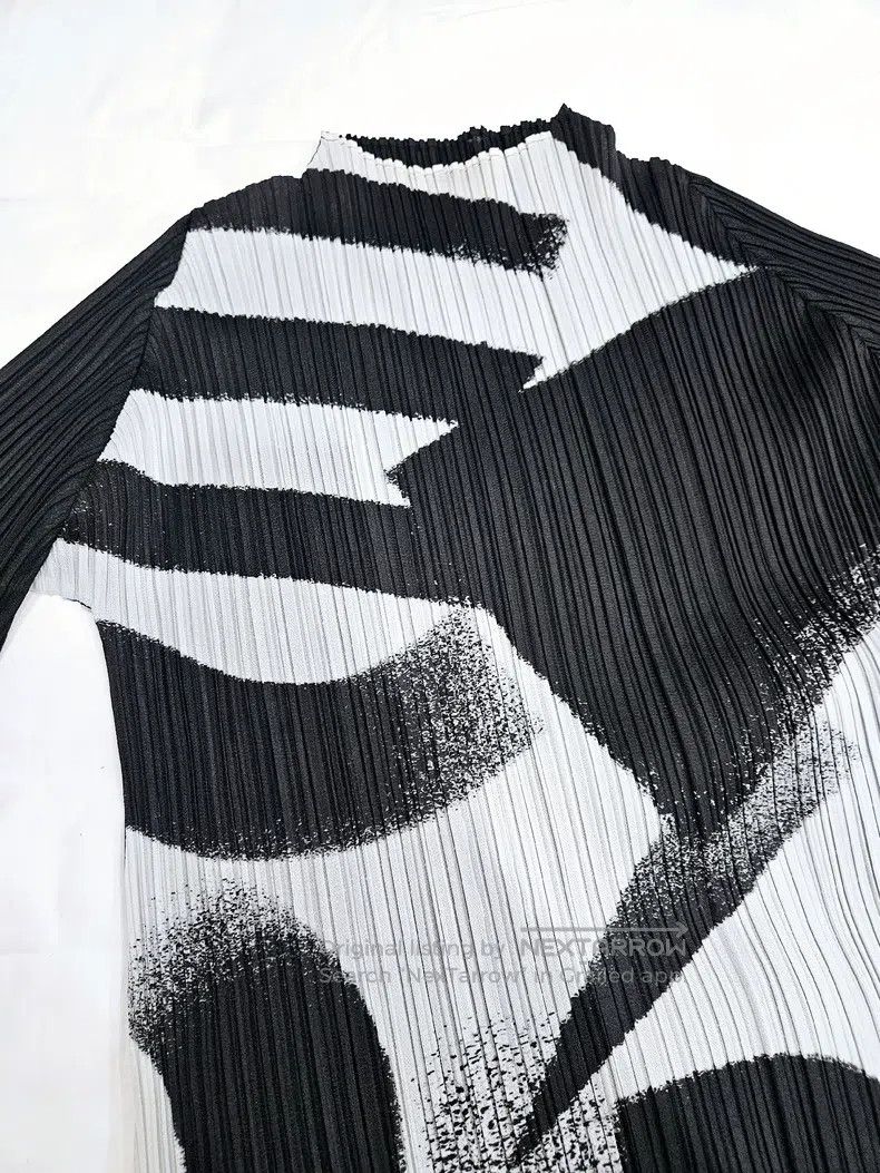 Other Issey Miyake Ink Wash Dress Size L / US 10 / IT 46 - 2 Thumbnail