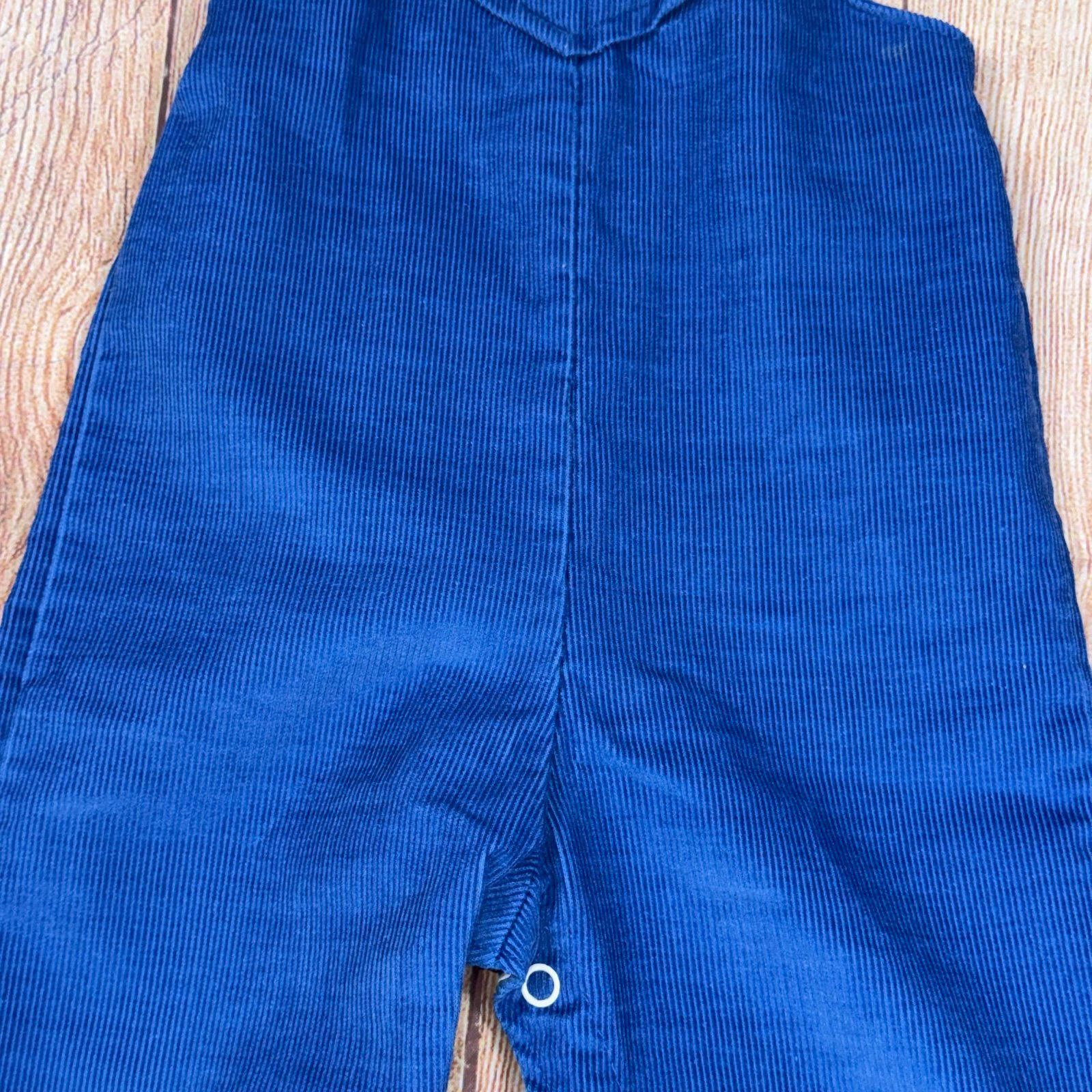 Other Vintage Health-tex 18 Month Blue Corduroy Overalls Size ONE SIZE - 3 Thumbnail