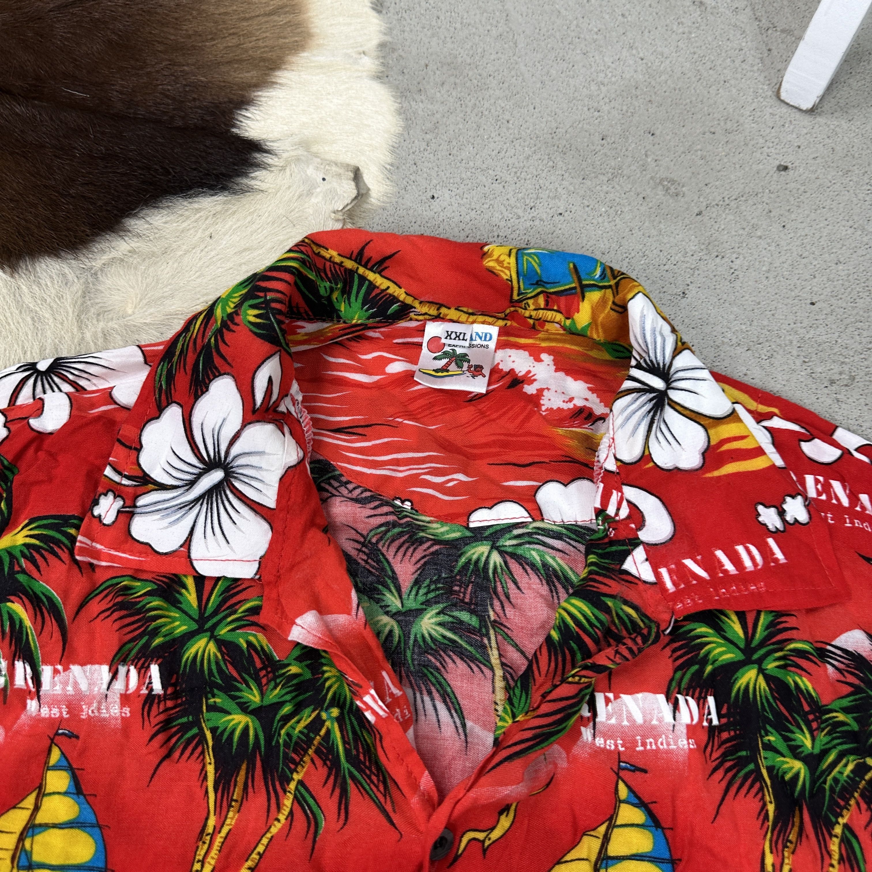 Vintage Vintage 00s Streetwear Oversize Skater Summer Hawaiian Shirt Size US XL / EU 56 / 4 - 2 Thumbnail