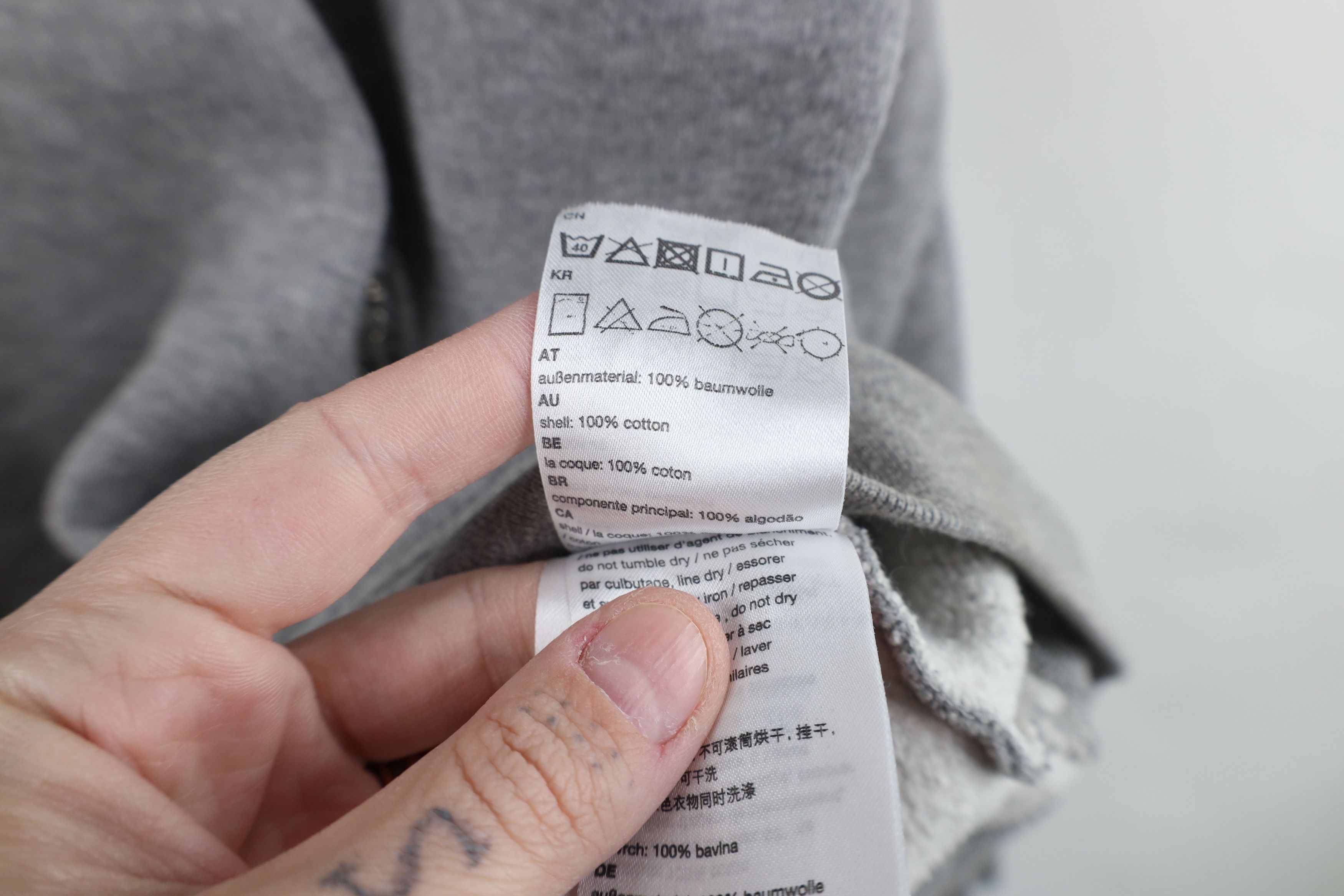 WeSC WESC Embossed Streetwear Hoodie Sweatshirt Heather Gray Size US L / EU 52-54 / 3 - 9 Thumbnail