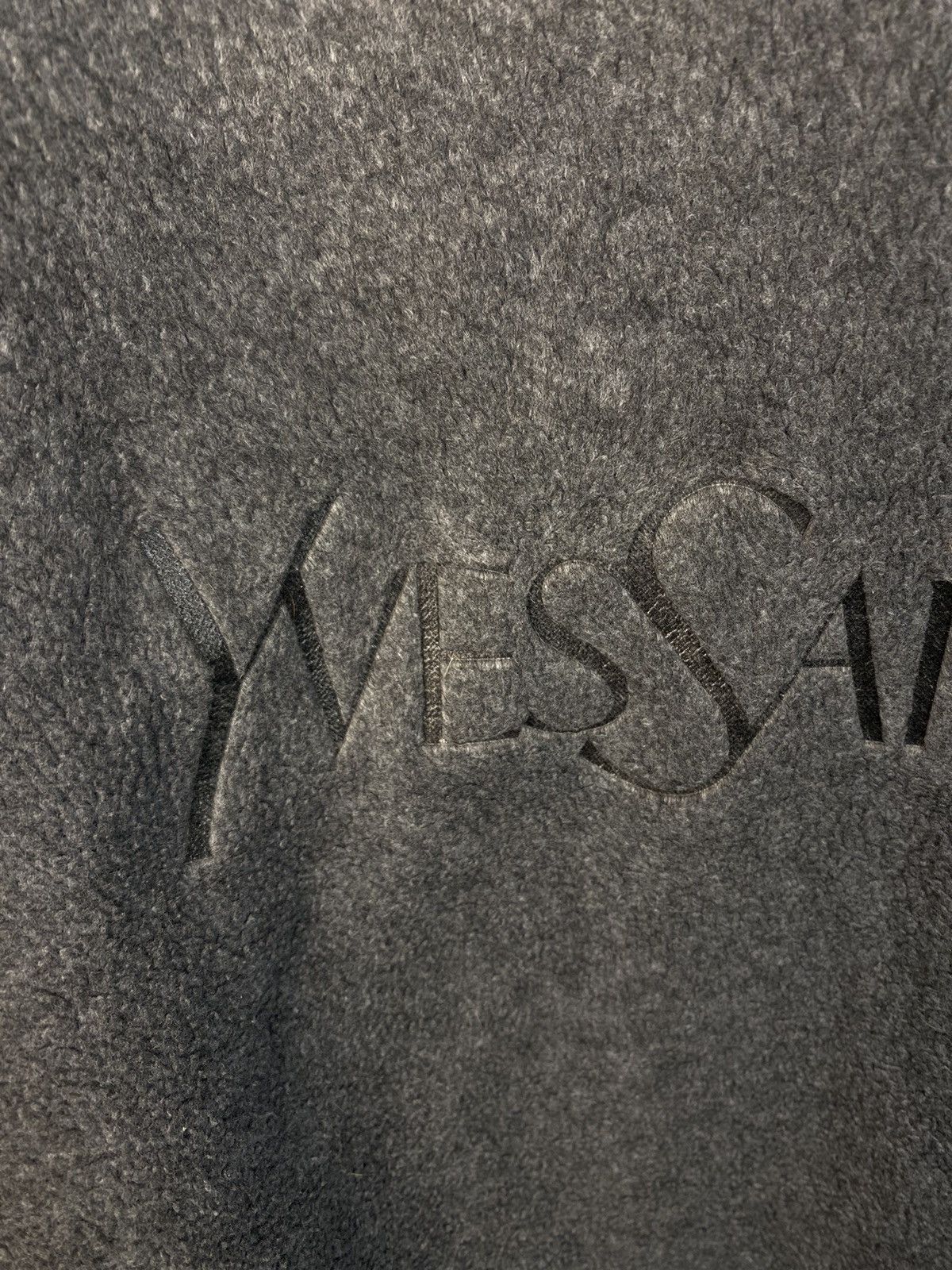 Yves Saint Laurent Fleece YSL Sweatshirt 1/4 Quarter Zip Logo Vintage Sweater Size US XL / EU 56 / 4 - 16 Thumbnail