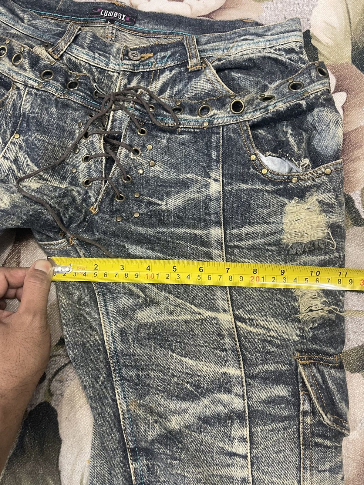 LOWBOX Lowbox Cargo Jeans Streetwear Size US 32 / EU 48 - 13 Thumbnail