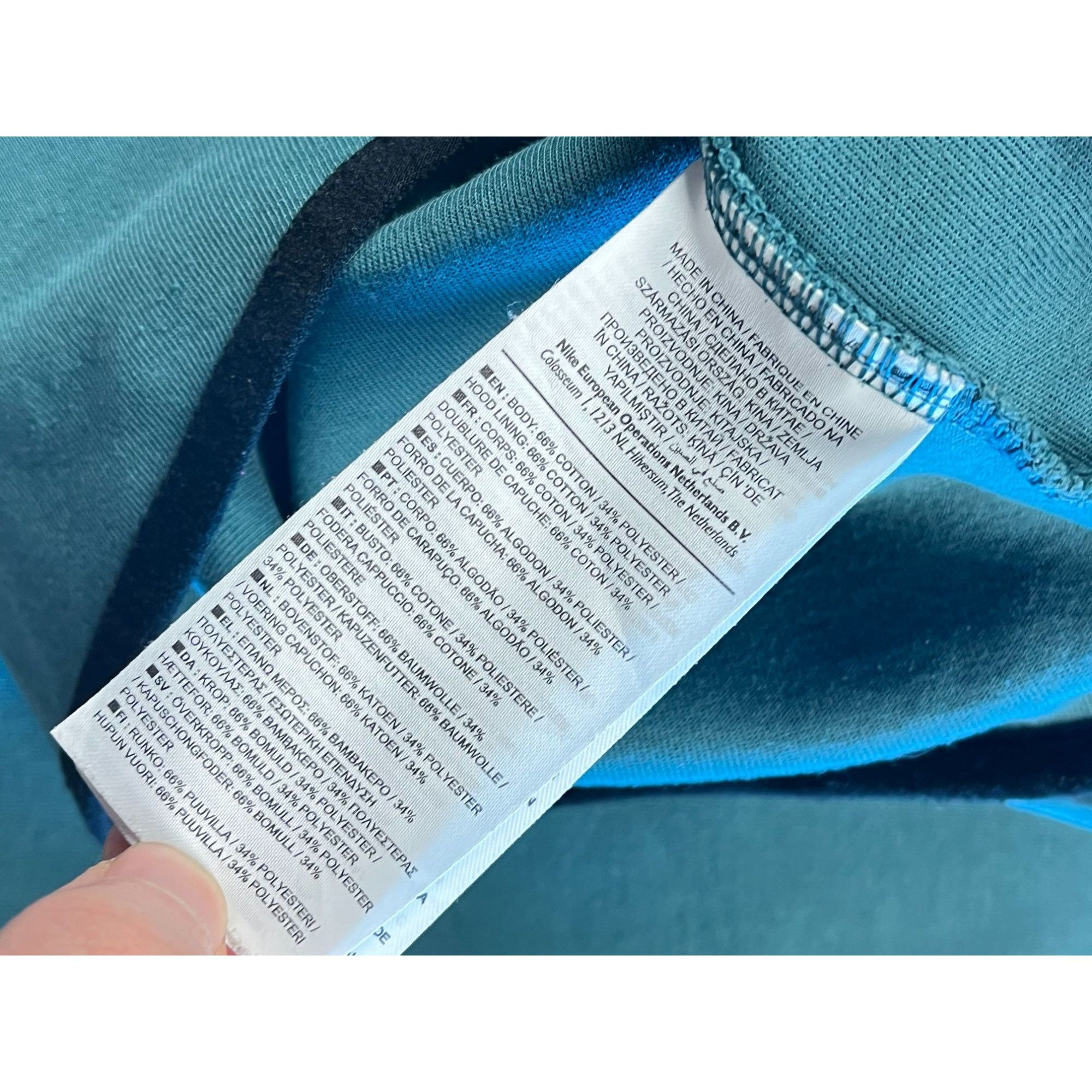 Nike × Vintage Drill y2k Nike Tech Fleece Fresh Teal Green Size US S / EU 44-46 / 1 - 4 Thumbnail