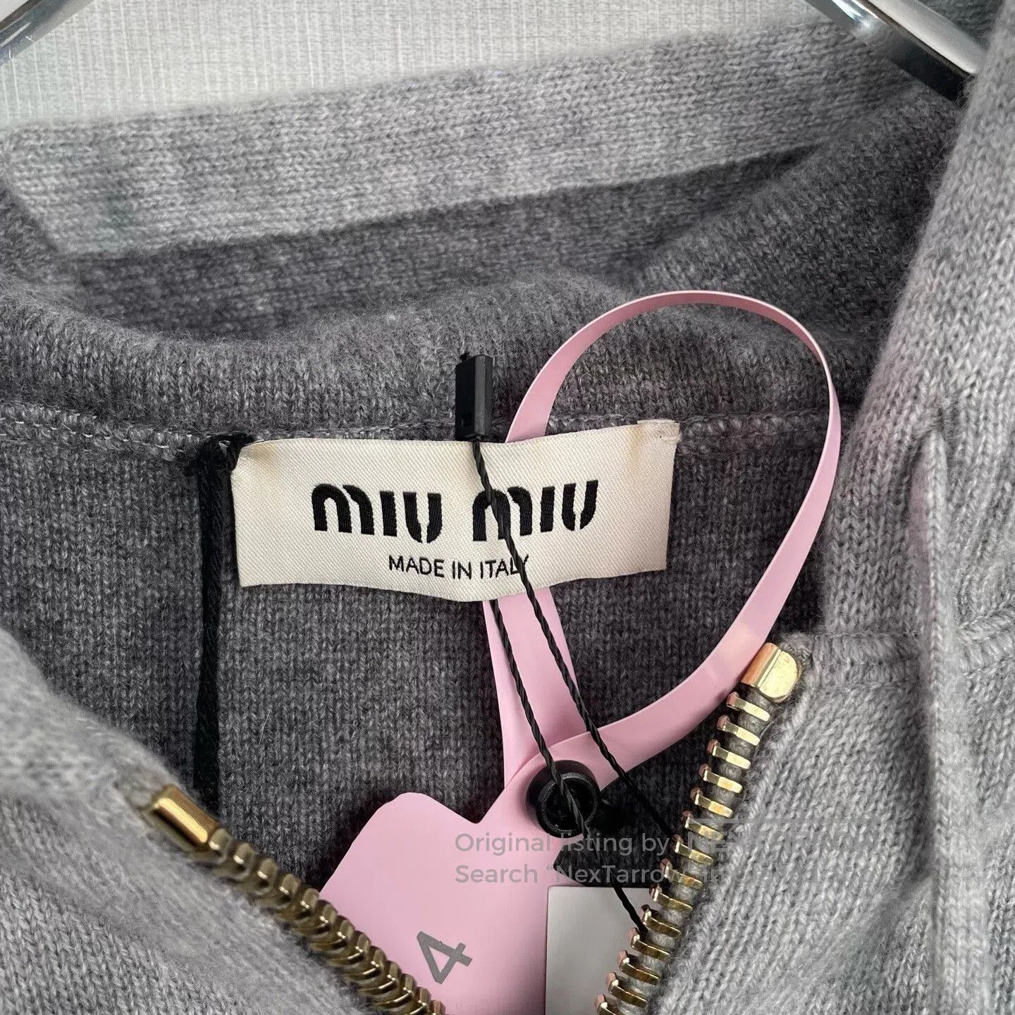 Miu Miu miumiu cashmere knit hooded jacket. Size M / US 6-8 / IT 42-44 - 2 Thumbnail