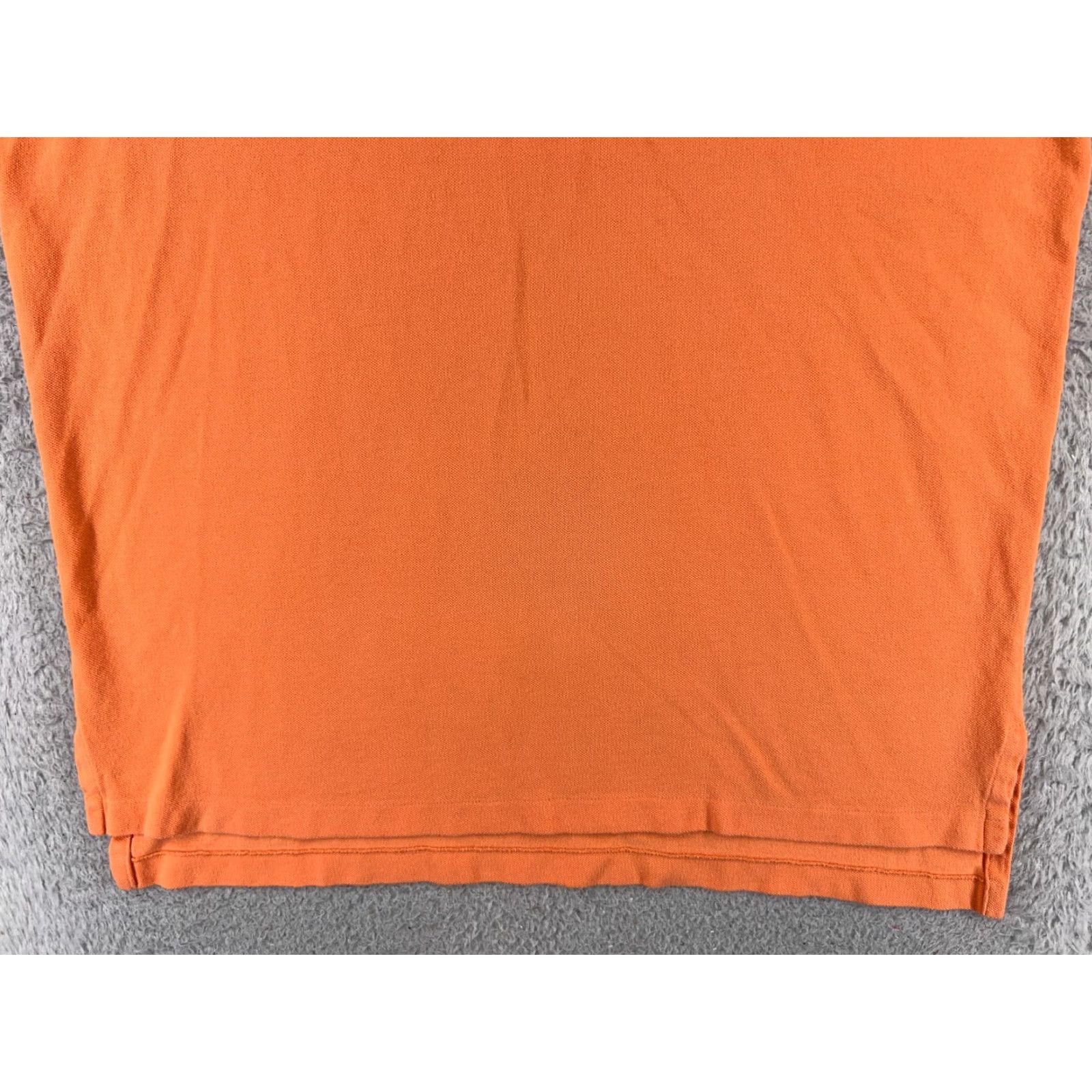 Ralph Lauren VINTAGE Ralph Lauren Polo Shirt Men XL Orange 100% Cotton Knit Short Sleeve Embroidered Logo Polo Size US XL / EU 56 / 4 - 5 Thumbnail